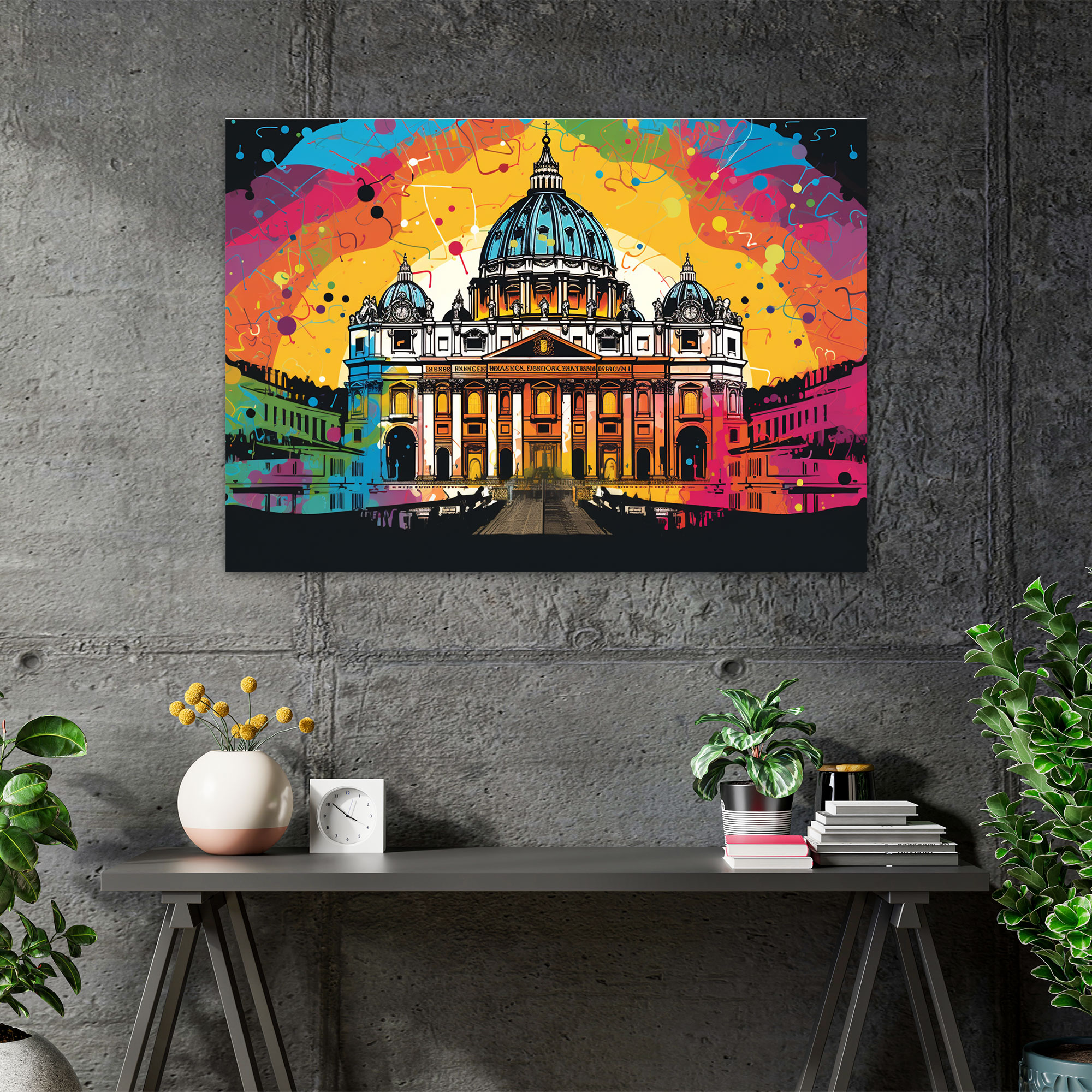Rome Wall Decoration - Rome, Eye-Catching, Heritage, Canvas Wall Art
