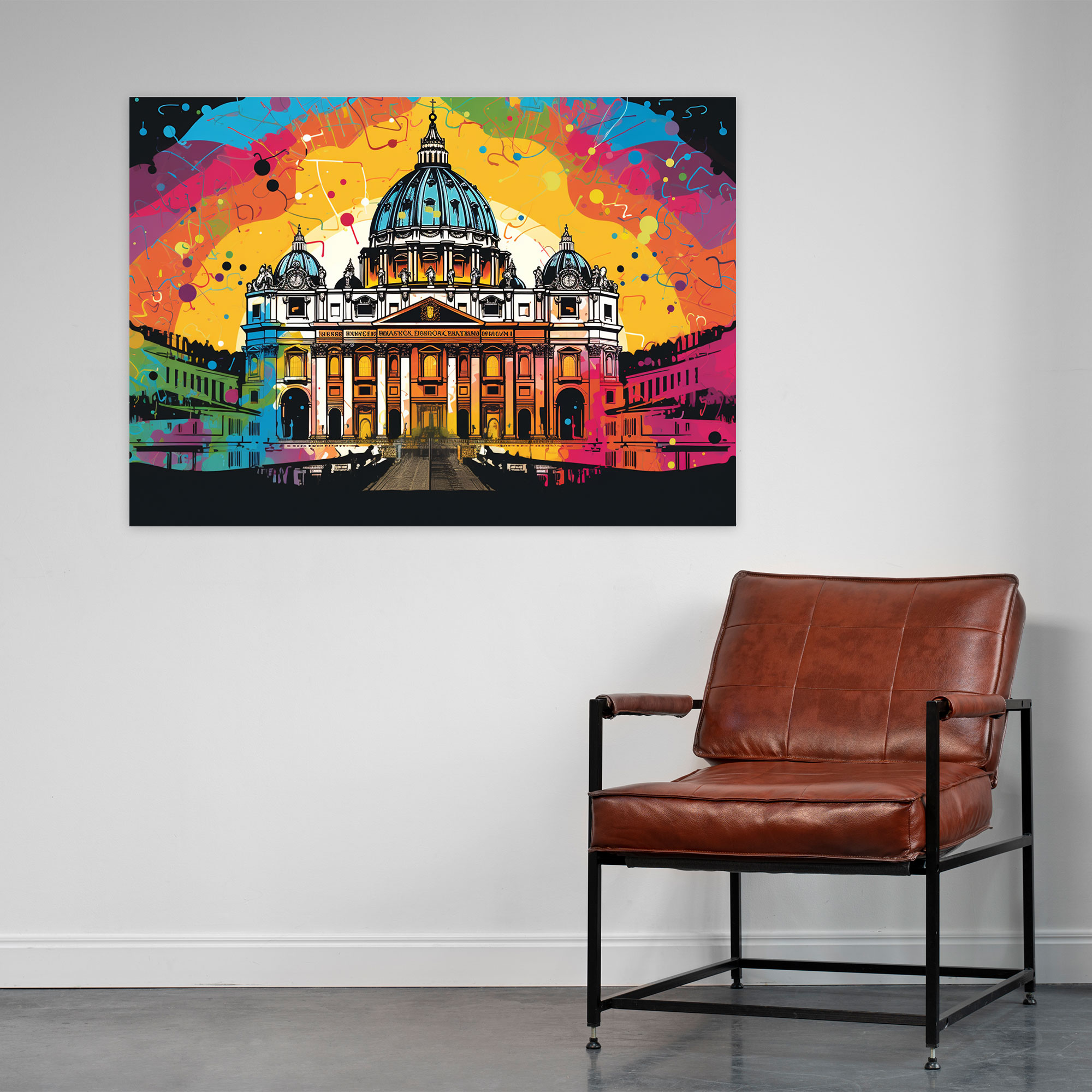 Rome Wall Decoration - Rome, Eye-Catching, Heritage, Canvas Wall Art