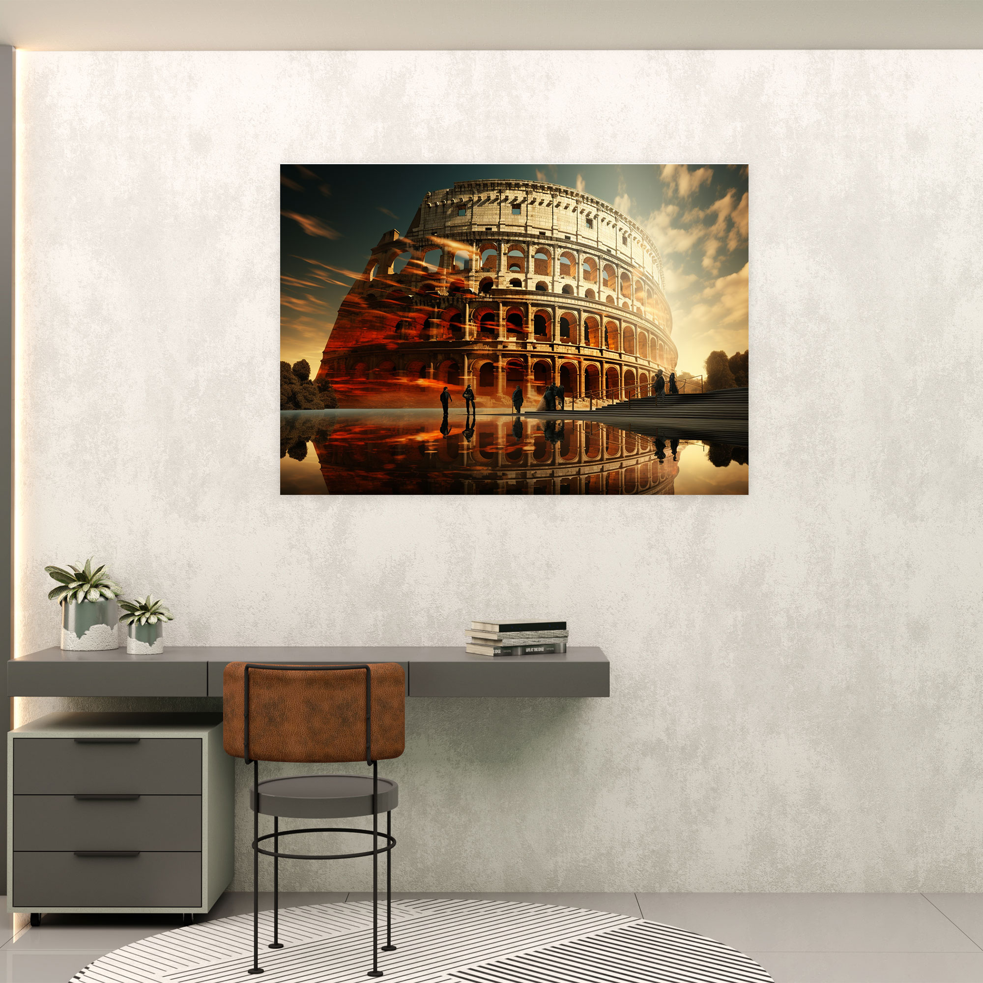 Rome Wall Art - Surreal Colosseum Digital Collage - Rome, Surreal Digital Collage, Wall Art, Home Decoration