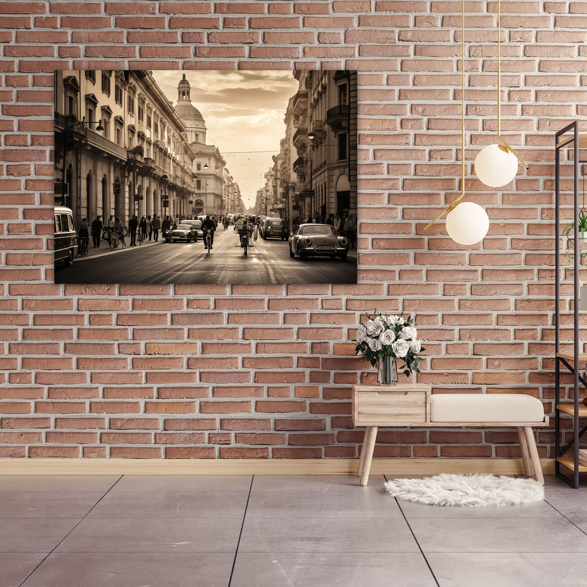 Vintage Rome Wall Art - Rome, Wall Decoration, Vintage-Inspired, Wall Art