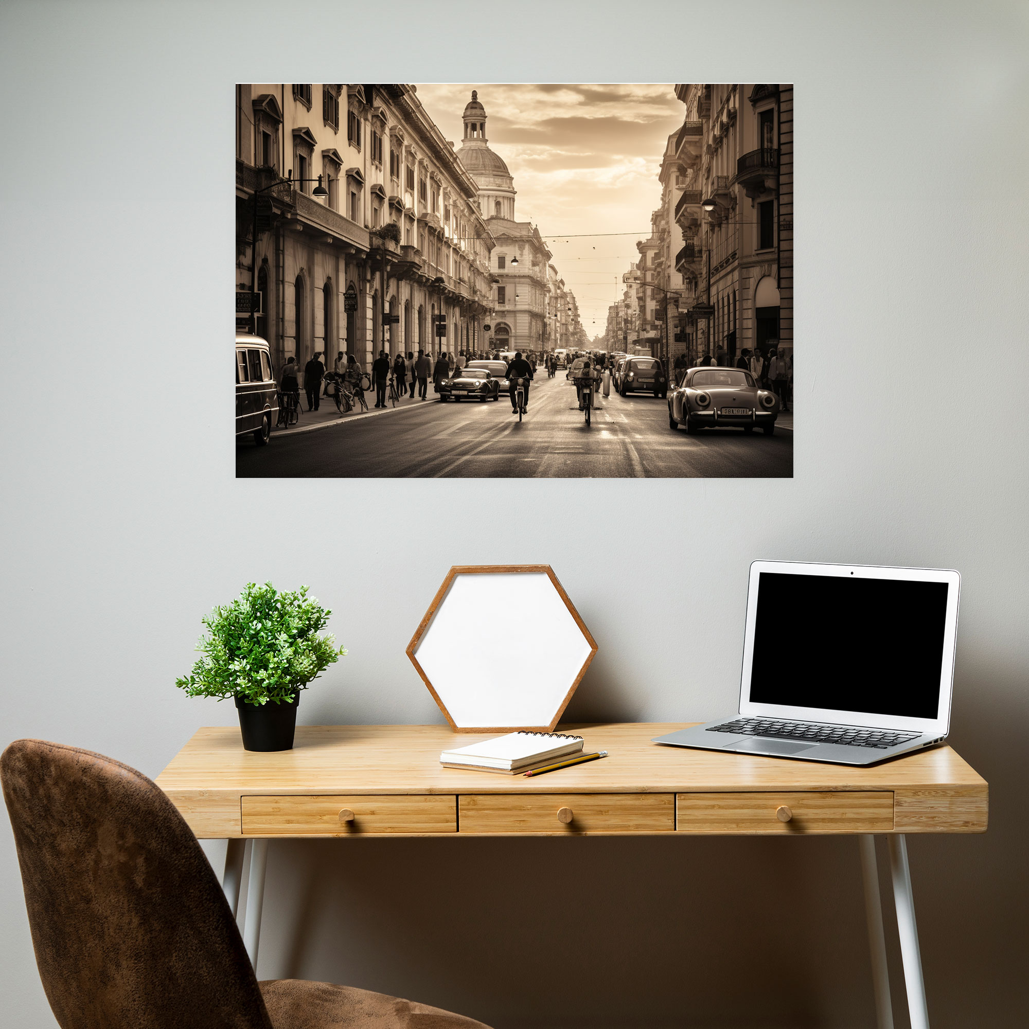 Vintage Rome Wall Art - Rome, Wall Decoration, Vintage-Inspired, Wall Art