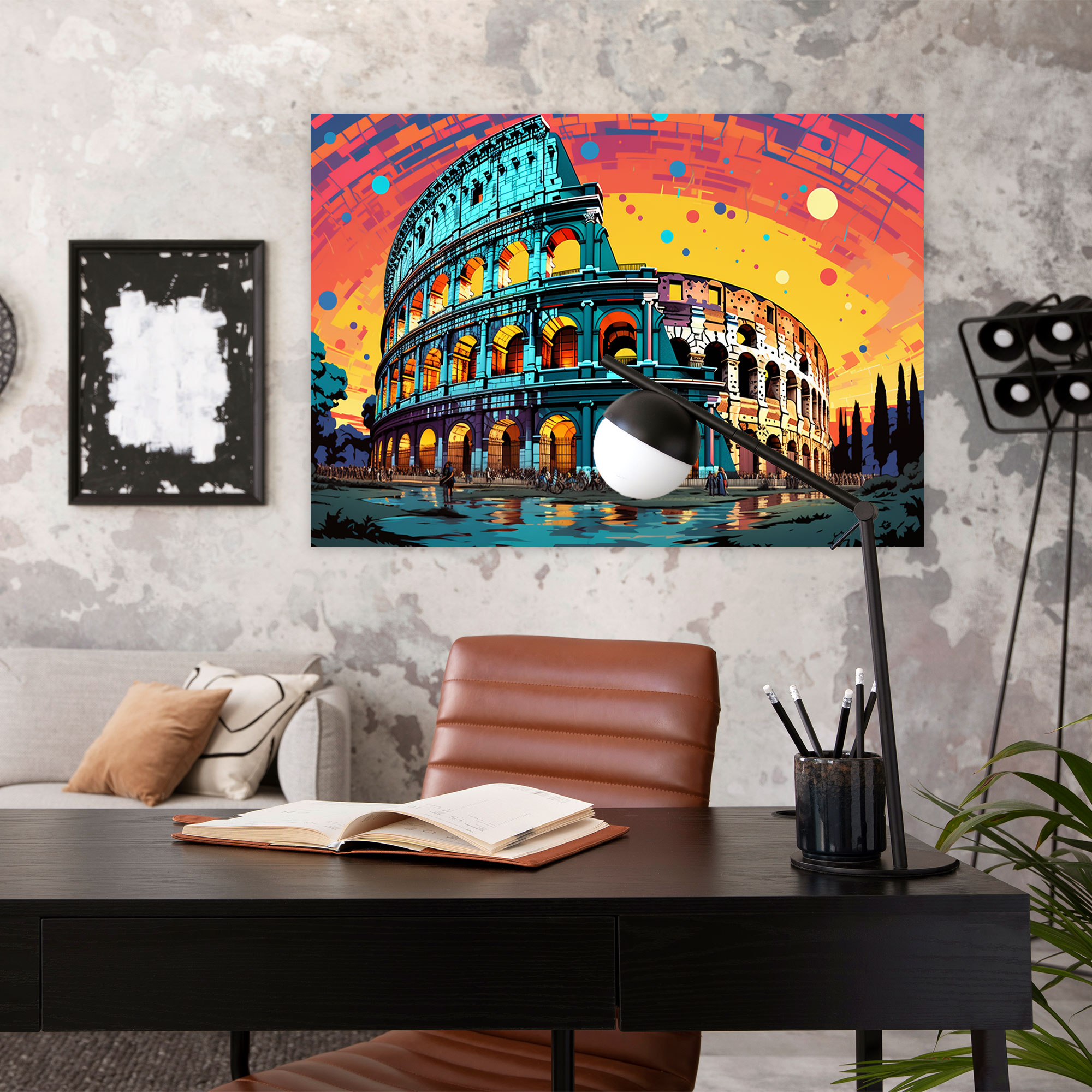 Colosseum Pop Art Wall Decoration - Rome, Wall Art, Pop Art, Rome
