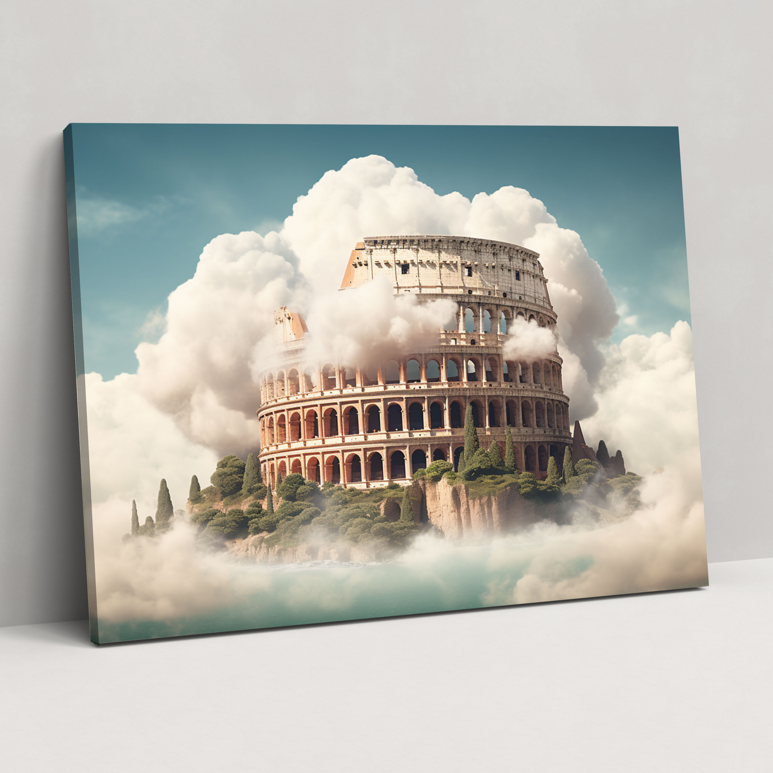 Dreamy Colosseum Canvas Print - Rome, Canvas Print, Wall Art, Canvas