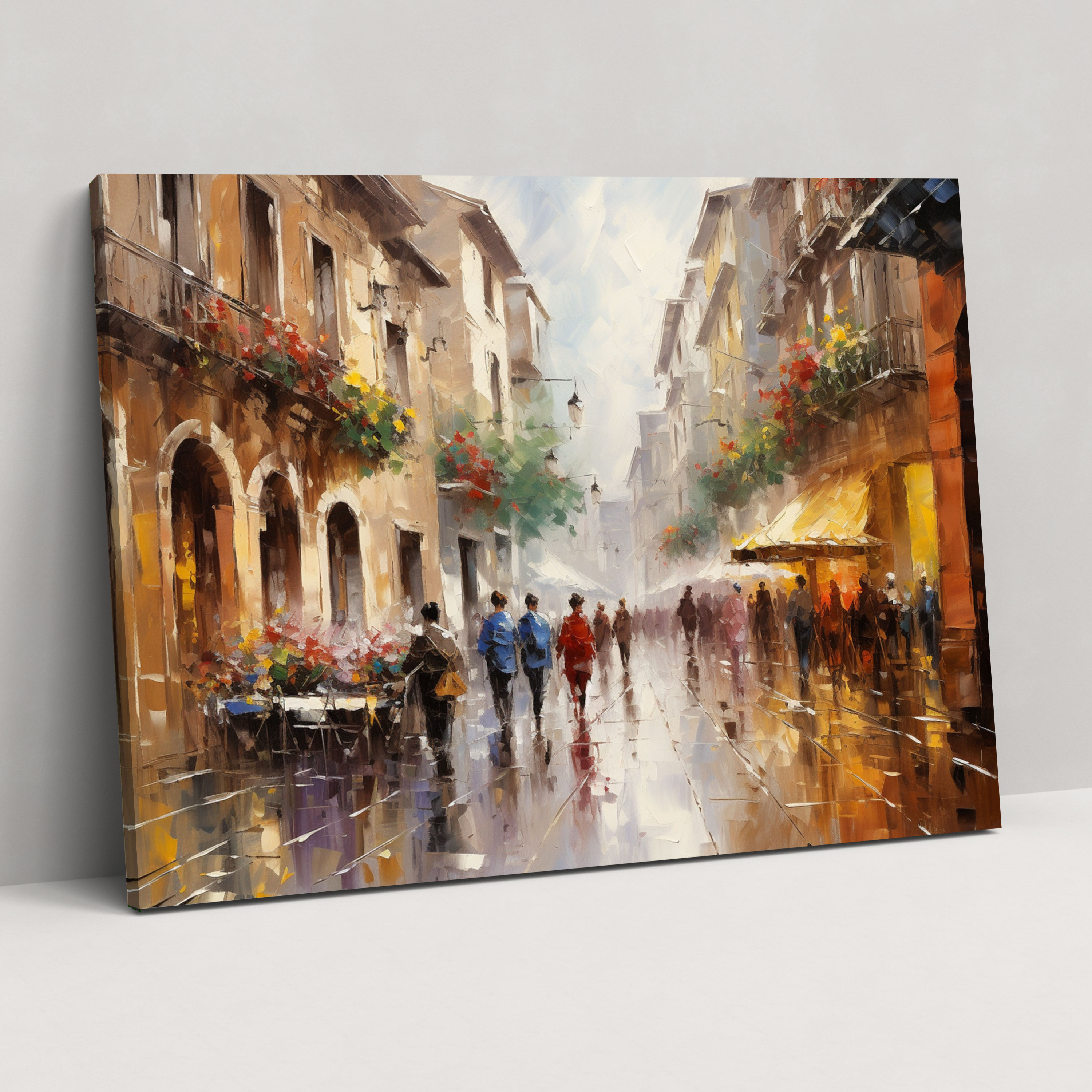 Roma İzlenimci Duvar Sanatı - Roma İzlenimci Sanat Eseri Duvar Sanatı Kanvas Tablo