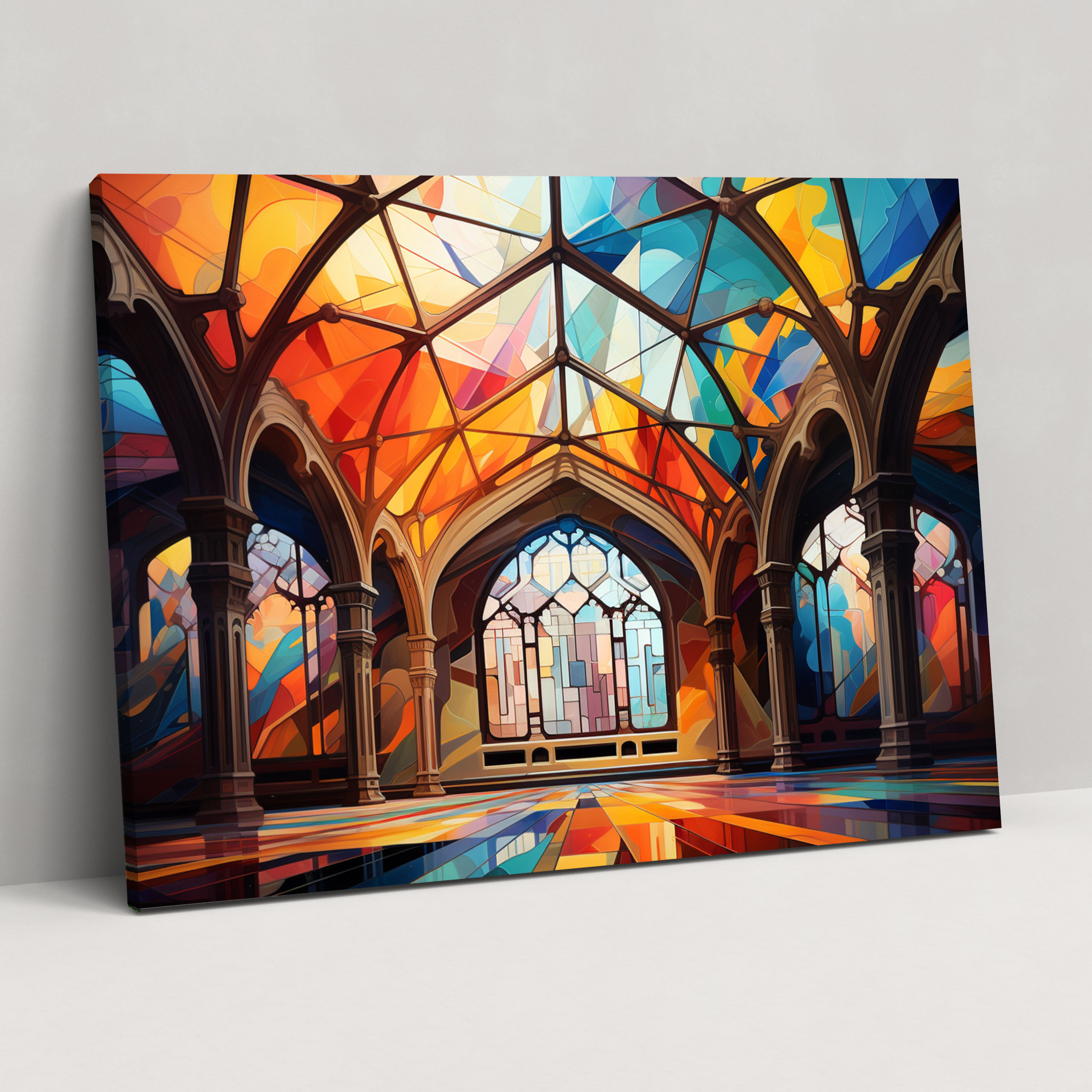 Rome Abstract Canvas Print - Rome, Sistine Chapel Ceiling, Home Decoration, Canvas Print