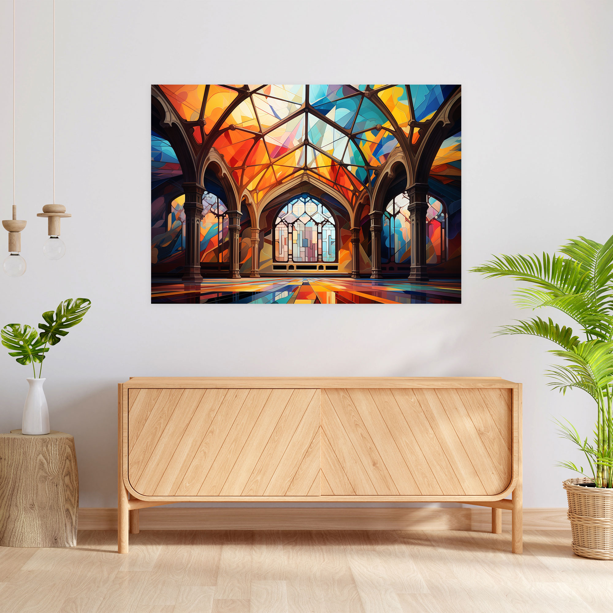 Rome Abstract Canvas Print - Rome, Sistine Chapel Ceiling, Home Decoration, Canvas Print