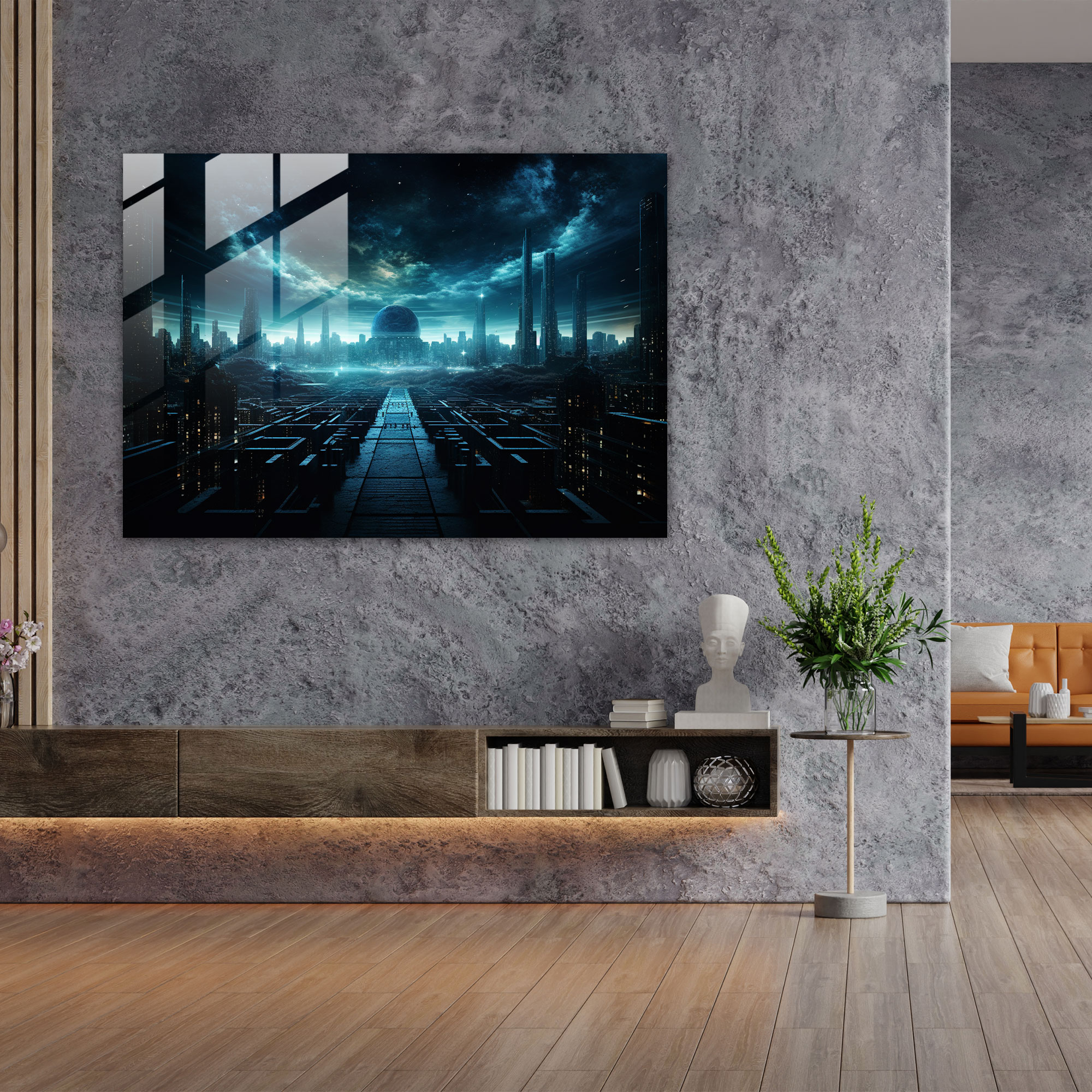 Rome Glass Print - Rome, Modern, Glass Print, Glass Art