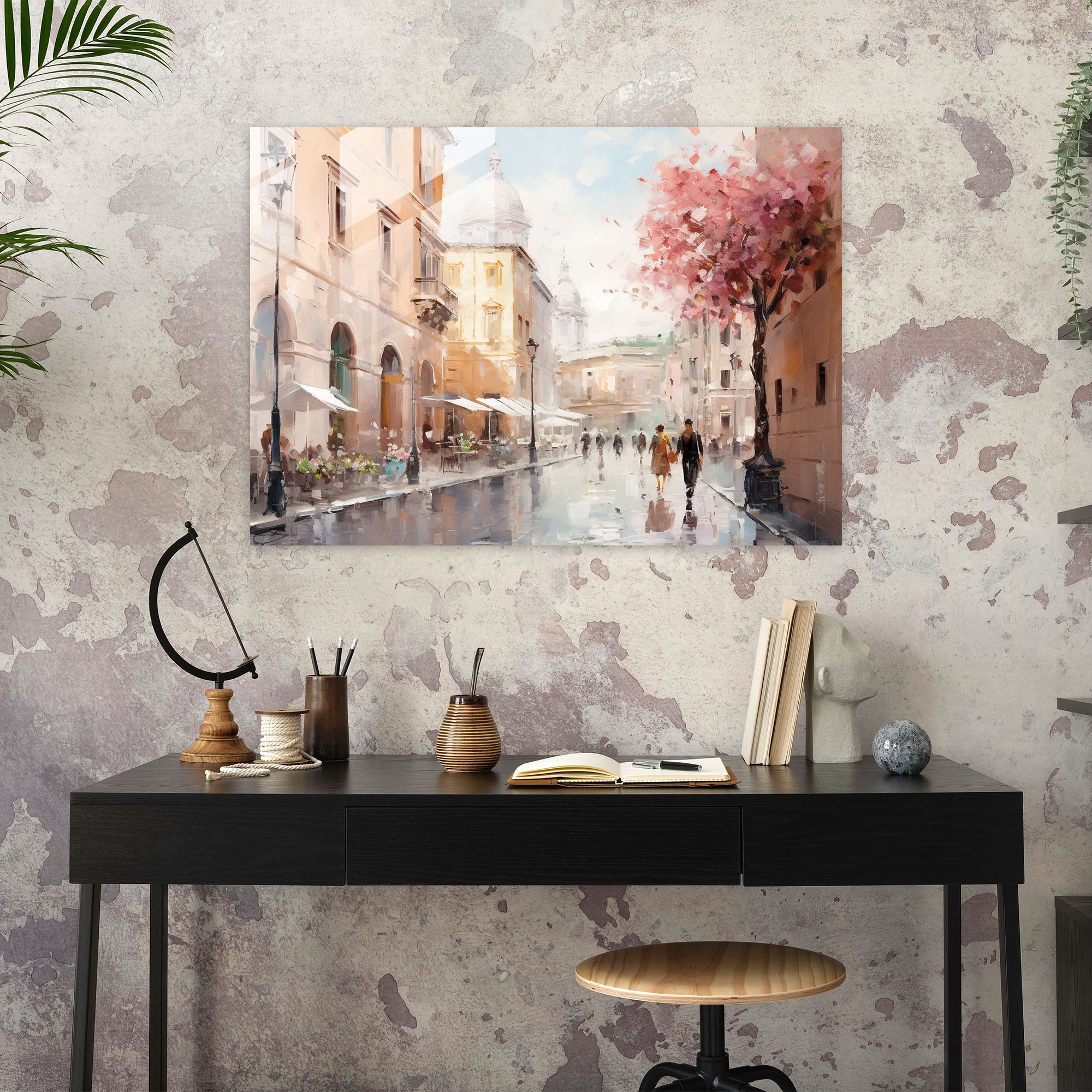 Roma Ev Dekorasyonu - Duvar Süsleme Cam Sanatı