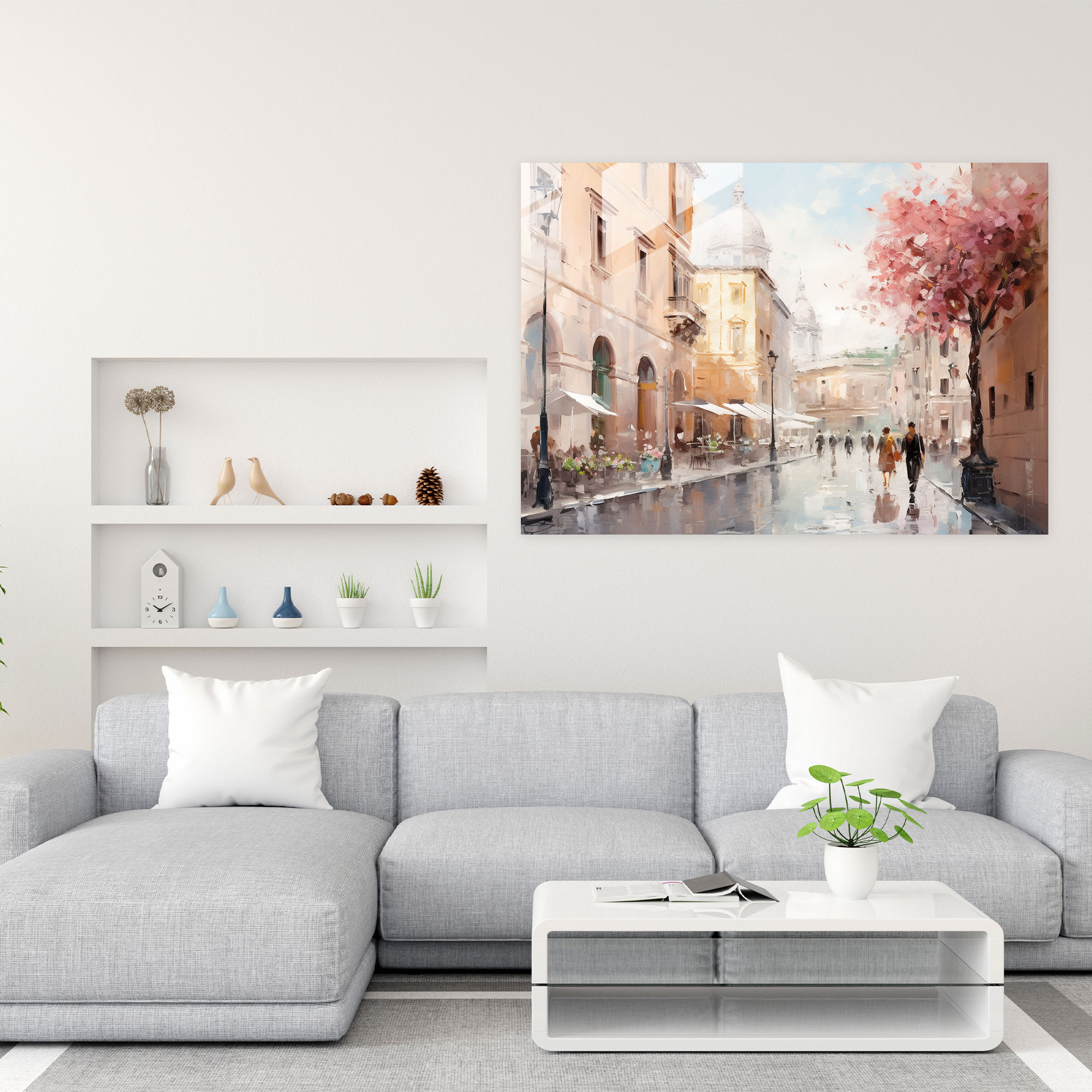 Roma Ev Dekorasyonu - Duvar Süsleme Cam Sanatı