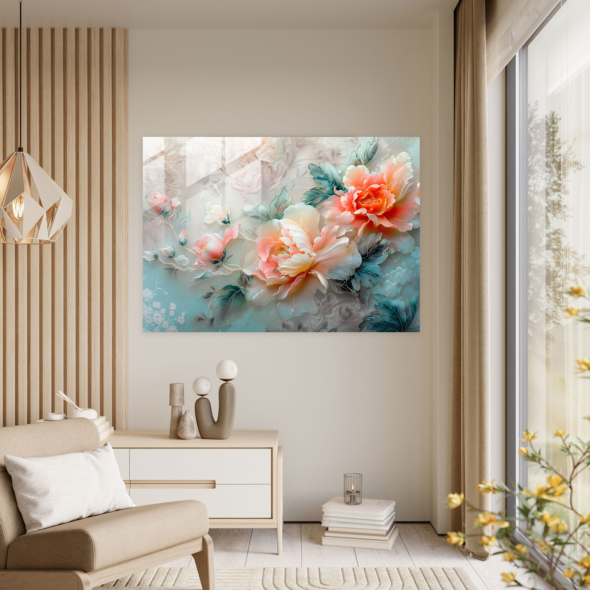 Rokoko Tarzı Resim Cam Sanatı - Rokoko tarzı resim cam sanatı modern sanat