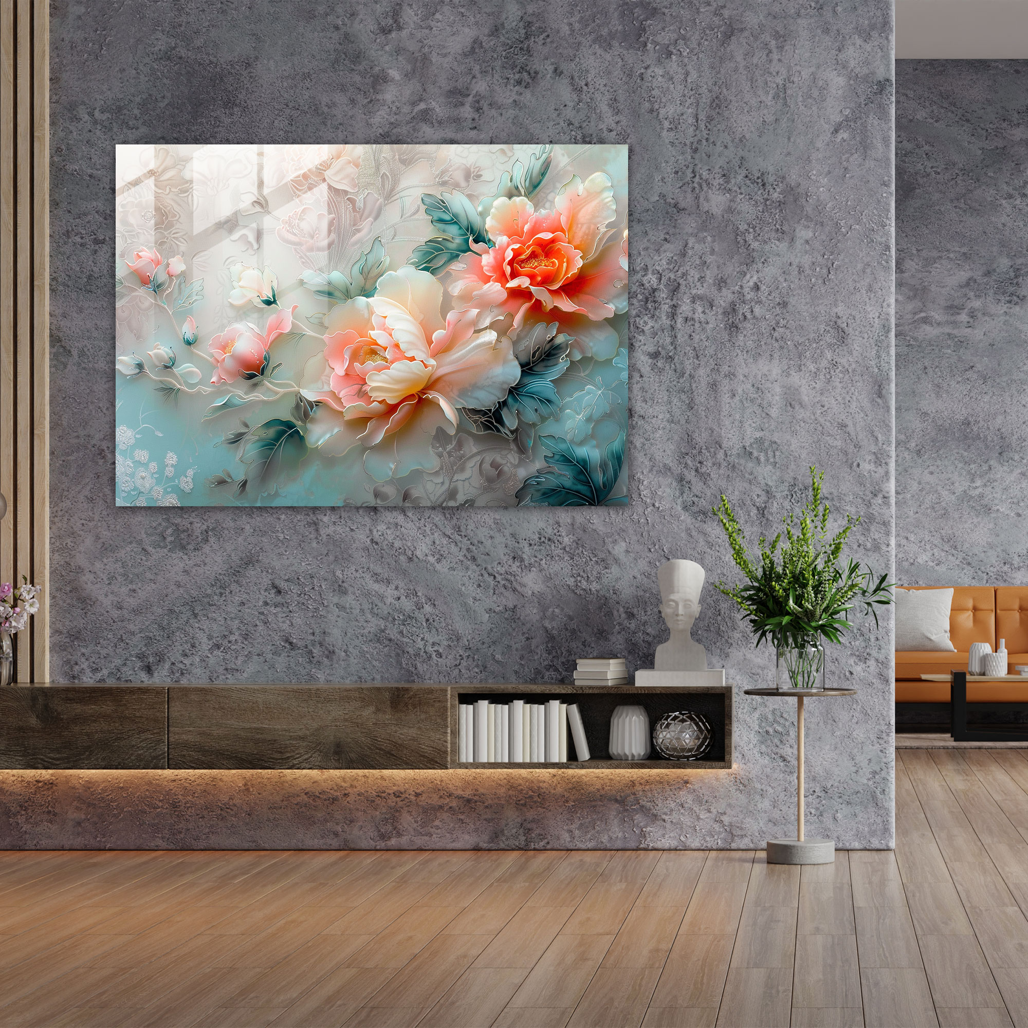 Rokoko Tarzı Resim Cam Sanatı - Rokoko tarzı resim cam sanatı modern sanat