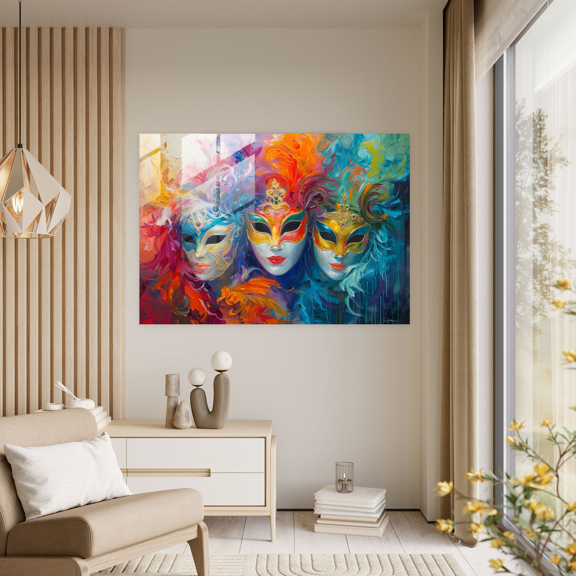 Rokoko Tarzı Tablo Modern Sanat - Kanvas Tablo Cam Tablo Modern Sanat