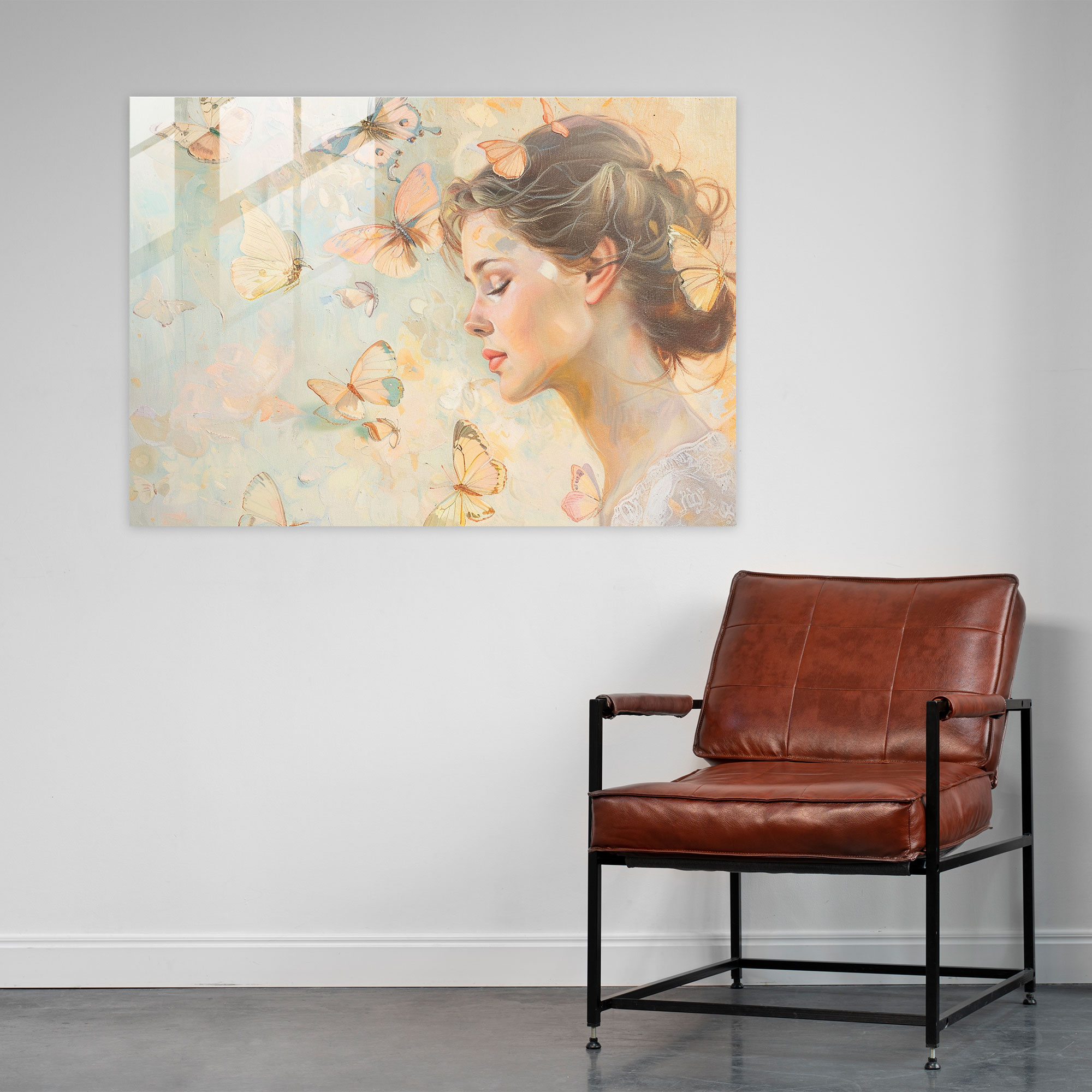 Rokoko Tarzı Tablo Modern Sanat - Kanvas Tablo Cam Tablo Ev Dekorasyonu