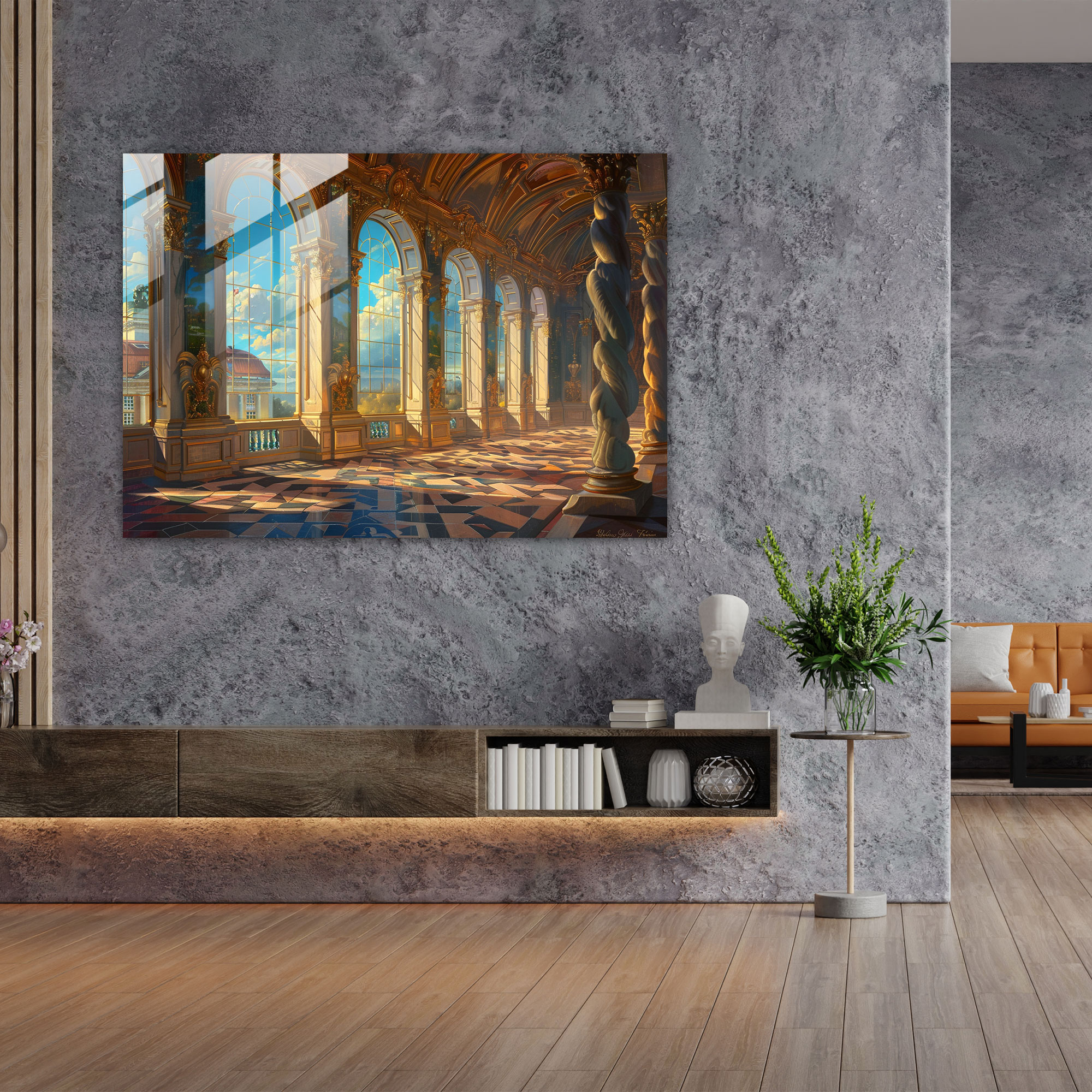 Rokoko Tarzı Tablo Duvar Dekorasyonu - Modern Sanat Duvar Dekorasyonu için Rokoko Tarzı Tablo