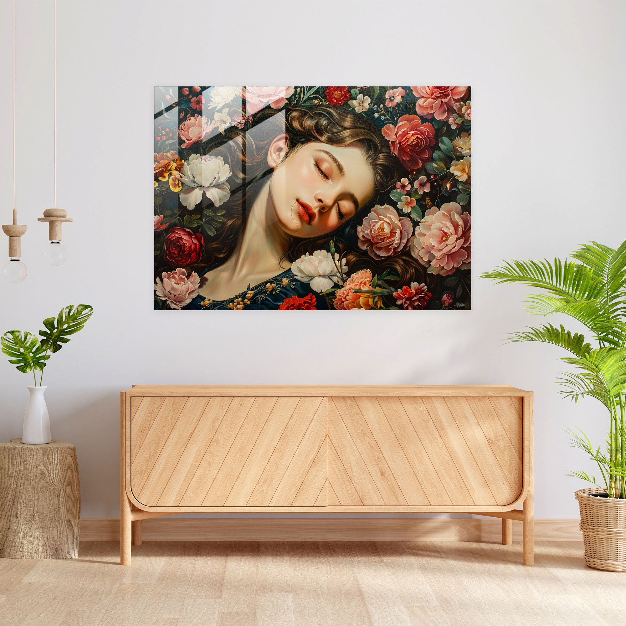 Rokoko Tarzı Resim Ev Dekorasyonu - Kanvas Tablo Cam Tablo Modern Sanat