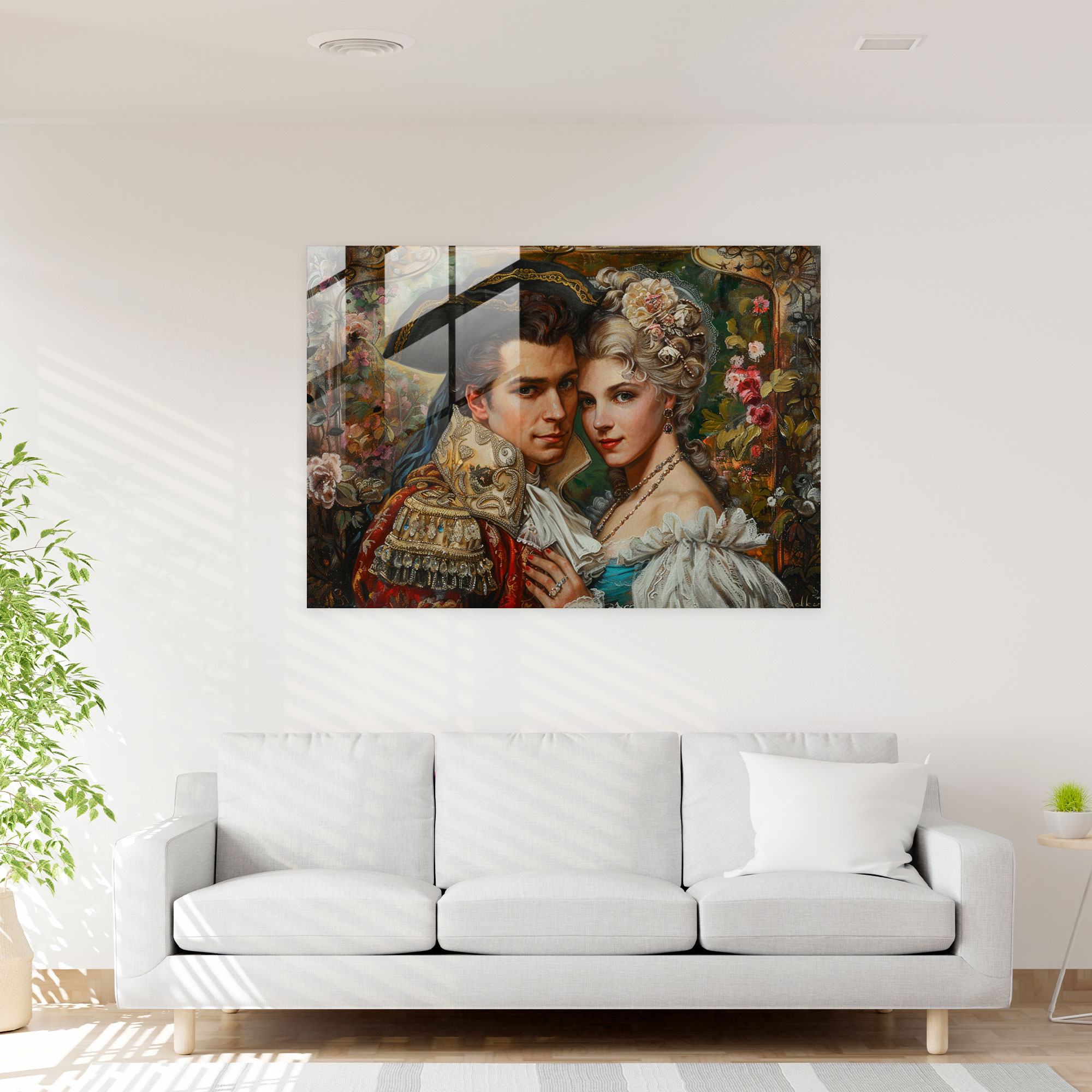 Rokoko Tarzı Boyama Cam Sanatı - Rokoko Tarzı Boyama Cam Sanatı Modern Sanat