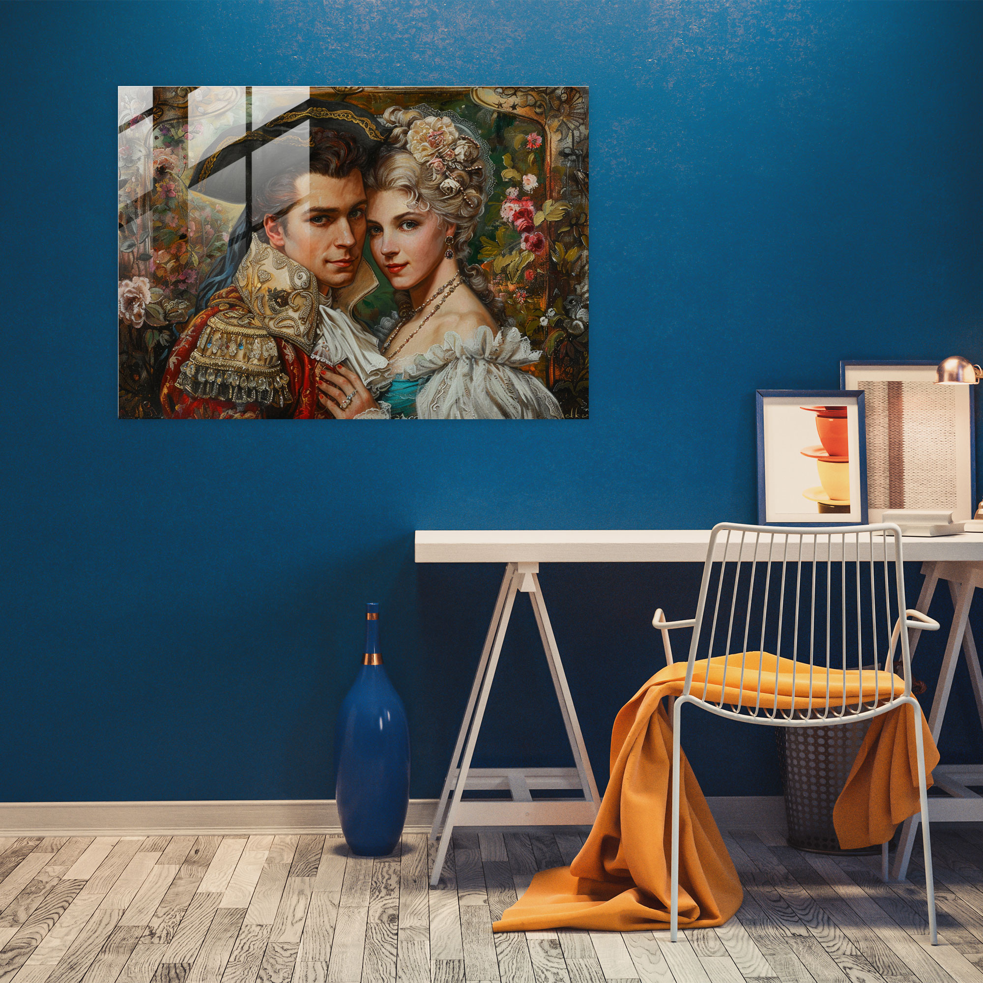 Rokoko Tarzı Boyama Cam Sanatı - Rokoko Tarzı Boyama Cam Sanatı Modern Sanat
