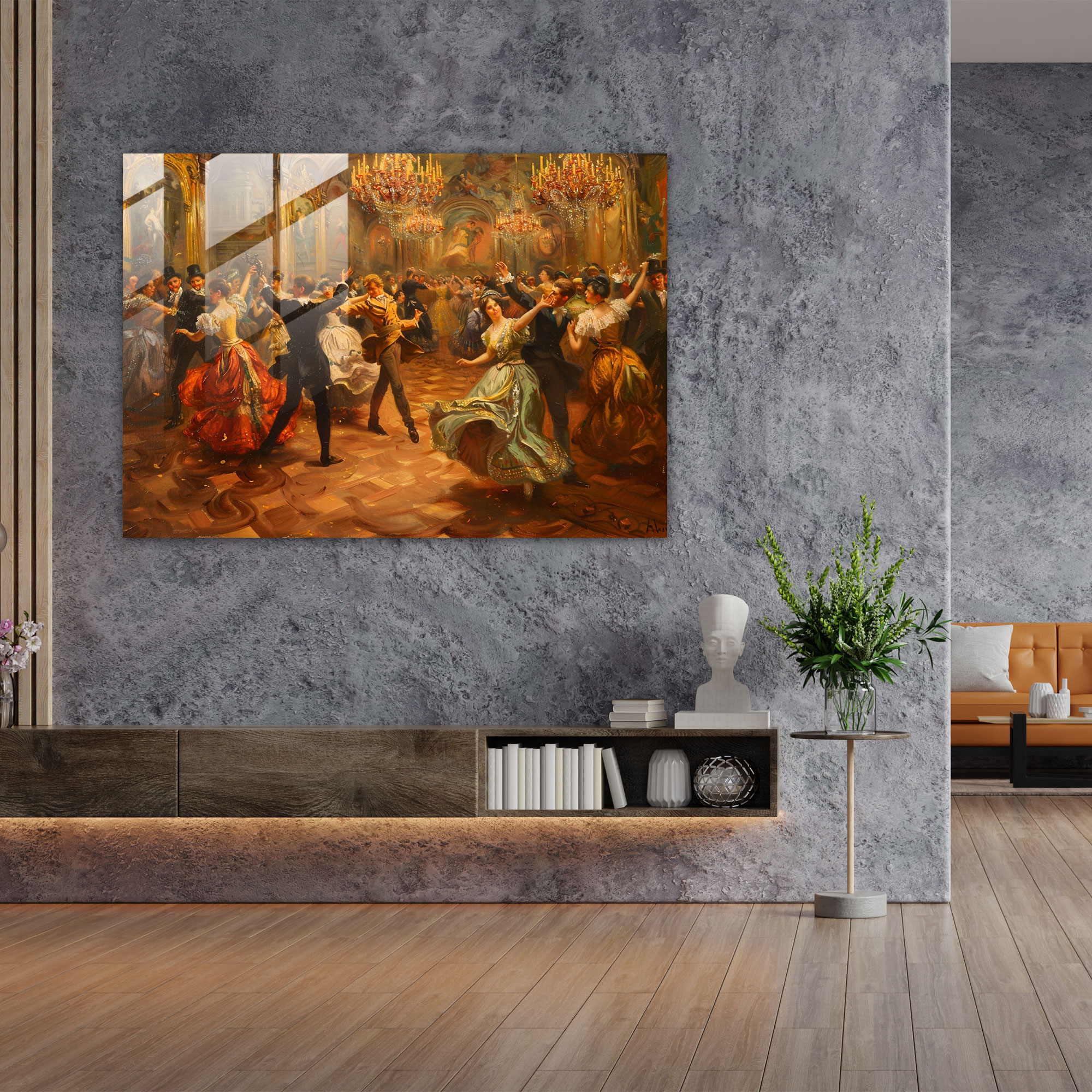 Rokoko Tarzı Resim Duvar Dekorasyonu - Rokoko Tarzı Resim Duvar Dekorasyonu Modern Sanat