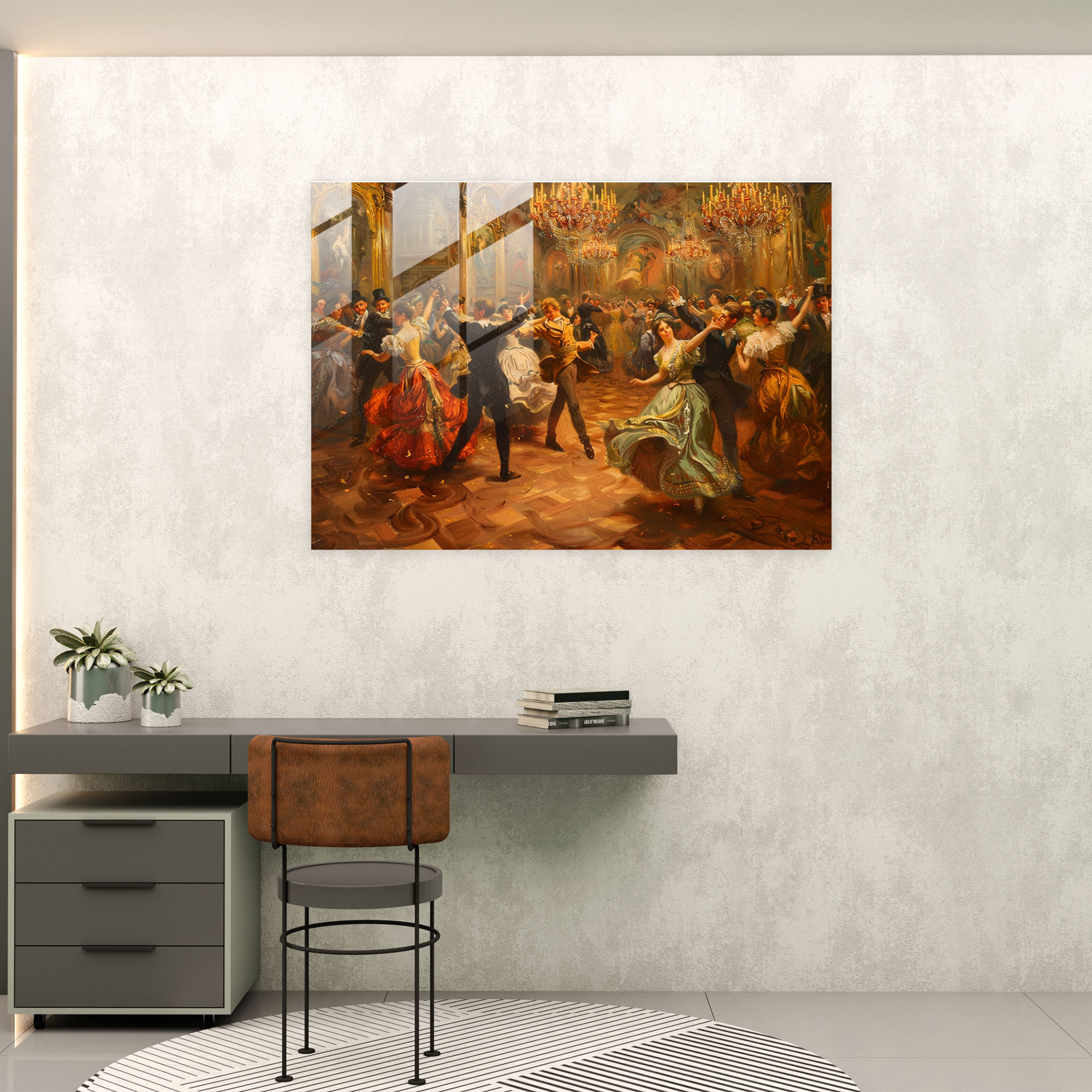 Rokoko Tarzı Resim Duvar Dekorasyonu - Rokoko Tarzı Resim Duvar Dekorasyonu Modern Sanat