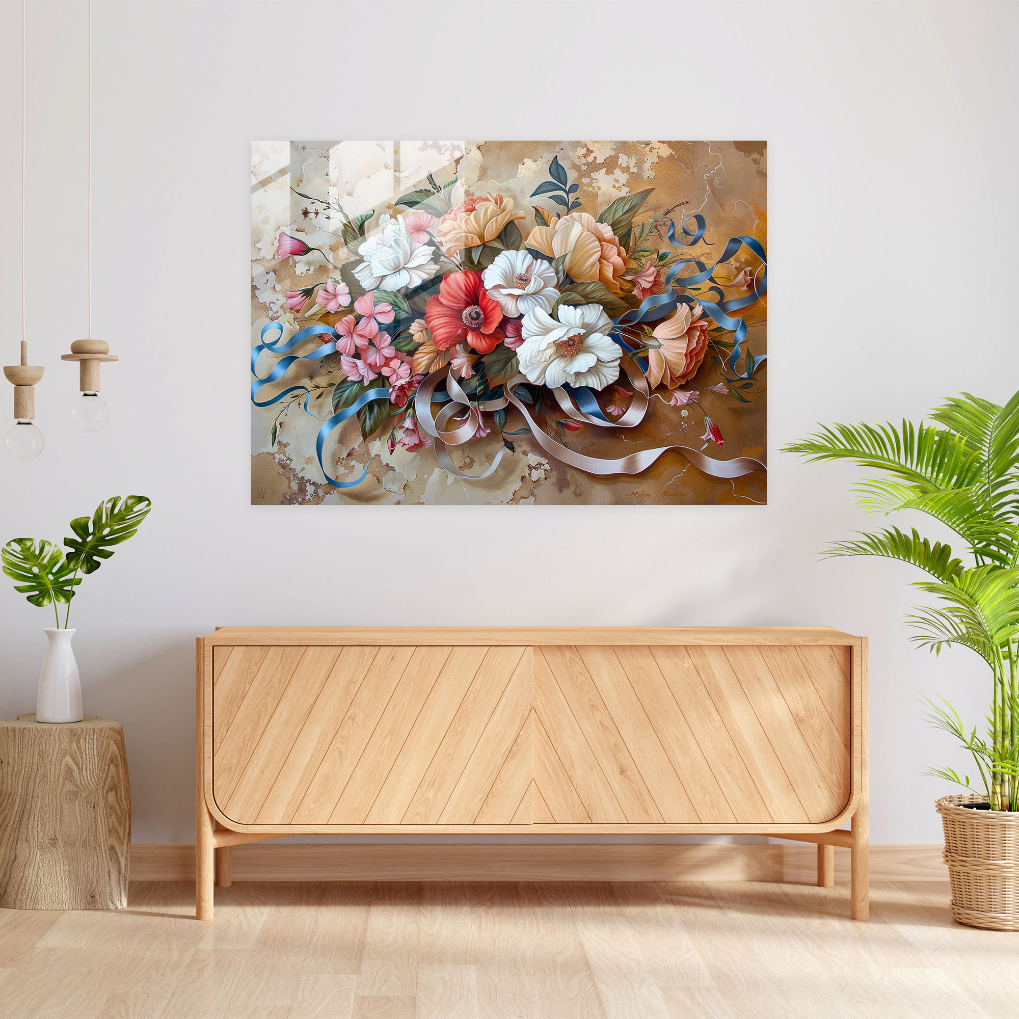 Rokoko Tarzı Tablo Ev Dekorasyonu - Modern Sanat Ev Dekorasyonu Duvar Dekorasyonu