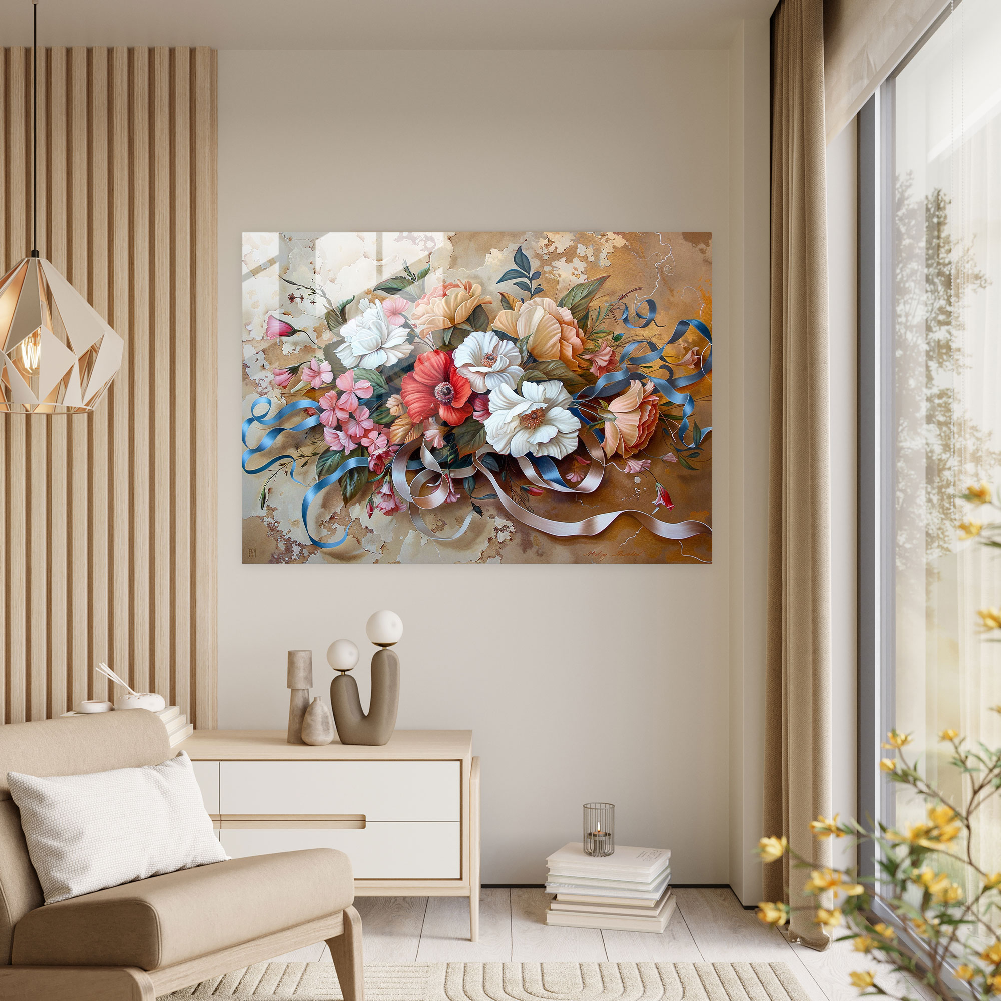 Rokoko Tarzı Tablo Ev Dekorasyonu - Modern Sanat Ev Dekorasyonu Duvar Dekorasyonu