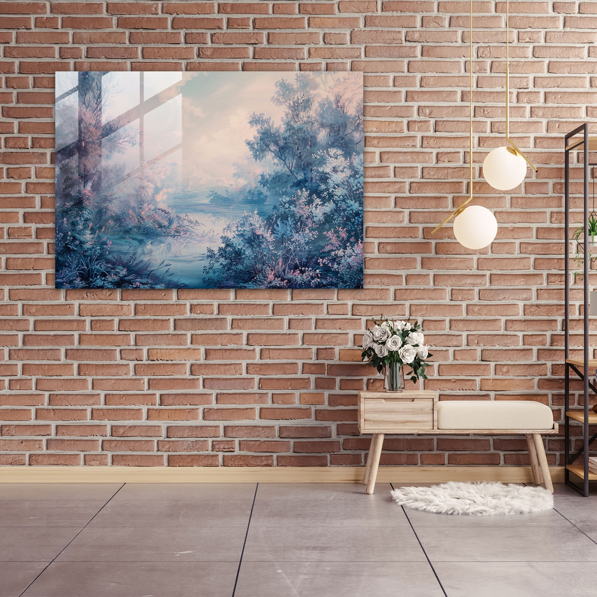 Rokoko Tarzı Resim Modern Sanat - Ev Dekorasyonu İçin Kanvas Tablo
