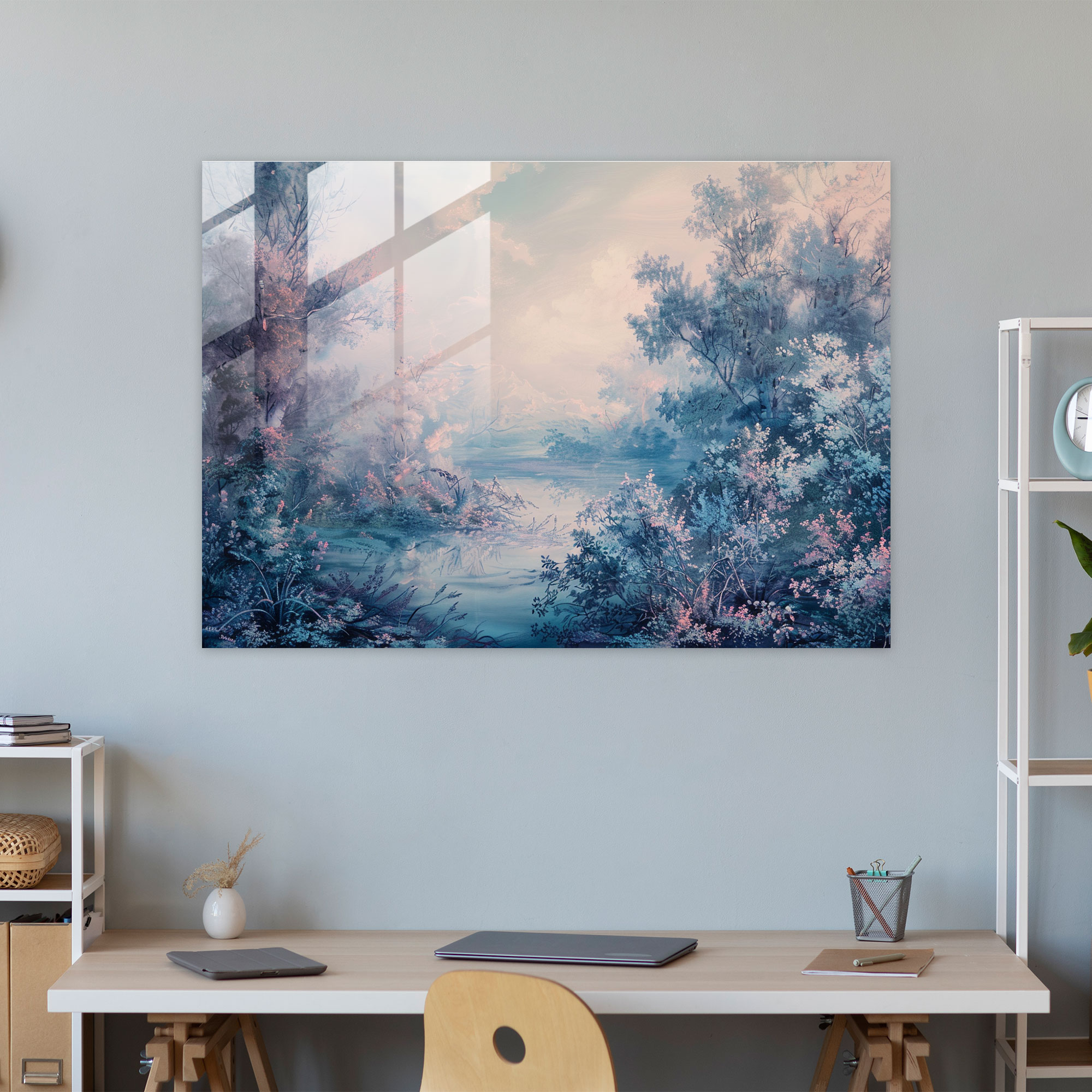 Rokoko Tarzı Resim Modern Sanat - Ev Dekorasyonu İçin Kanvas Tablo