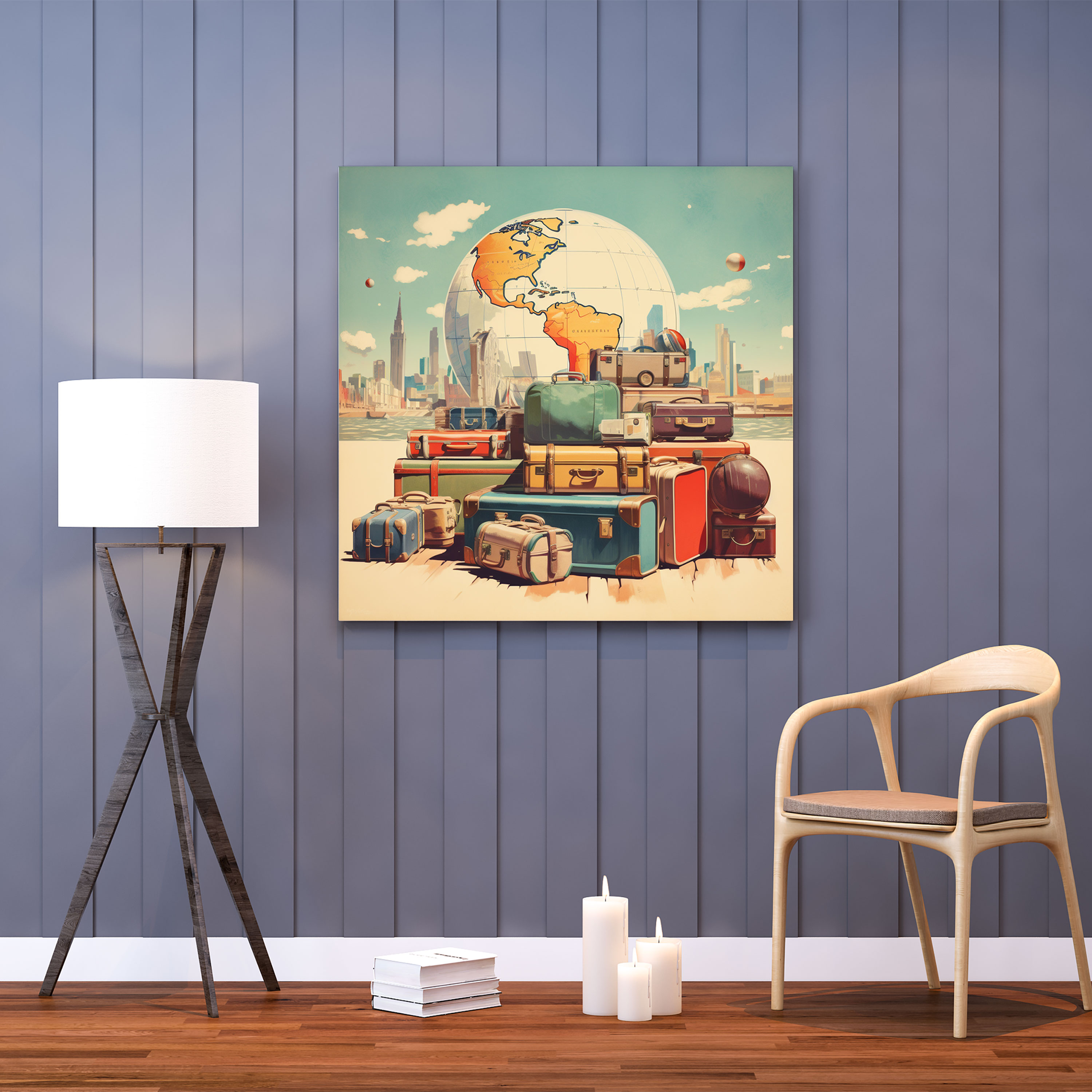 Vintage Travel Posters Wall Art - Retro, Wall Art, Home Decoration, Canvas Print