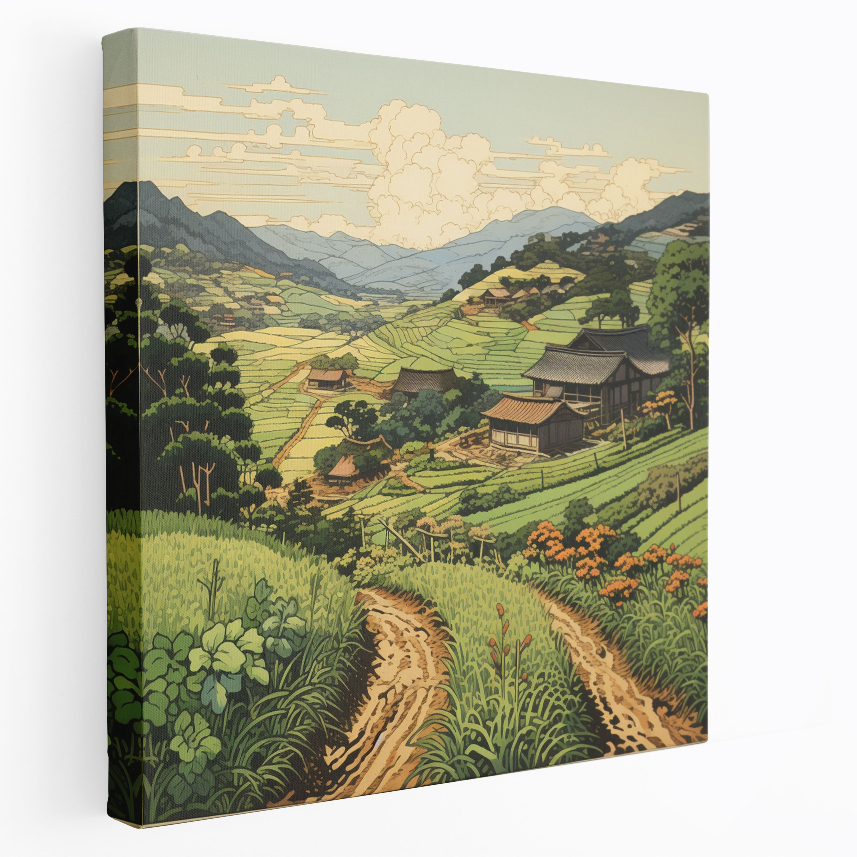 Rustic Countryside Canvas Print - Rustic, Home Decoration, Wall Art, Rural Scene