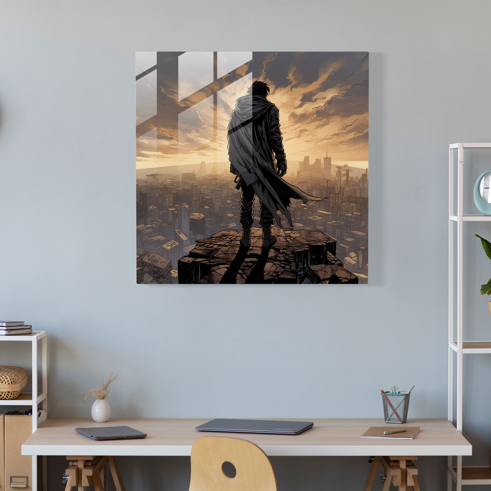 Scarface Glass Print - Scarface, Scarface, Modern Art, Glass Print
