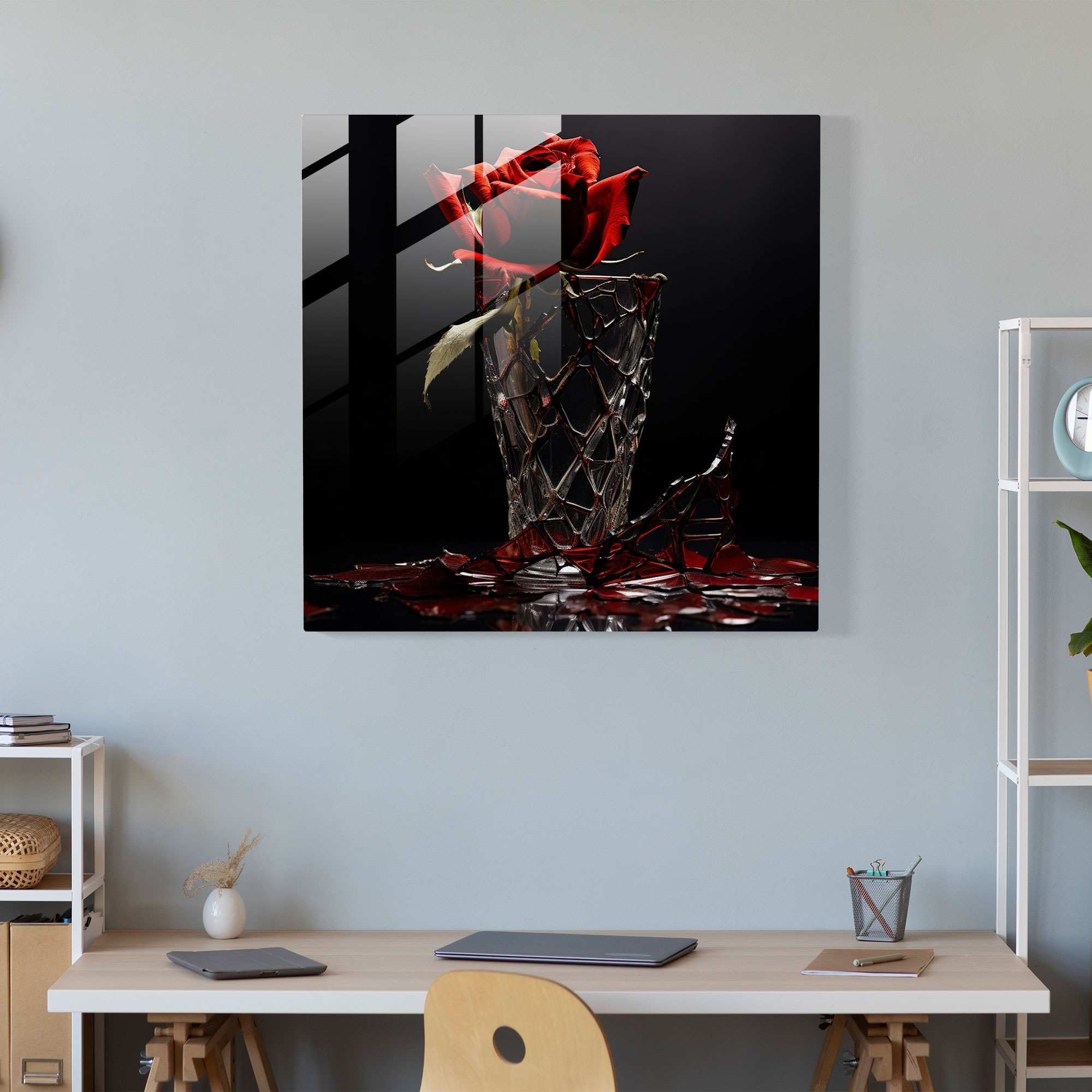 Scarface Resilience Glass Print - Scarface, Resilience, Glass Print, Scarface