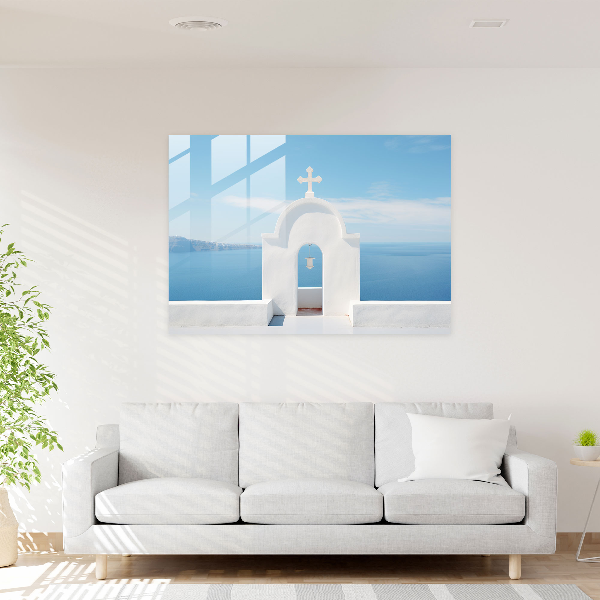 Santorini Home Decoration - Coastal Churches Photo - Santorini, Churches, Santorini, Home Decoration