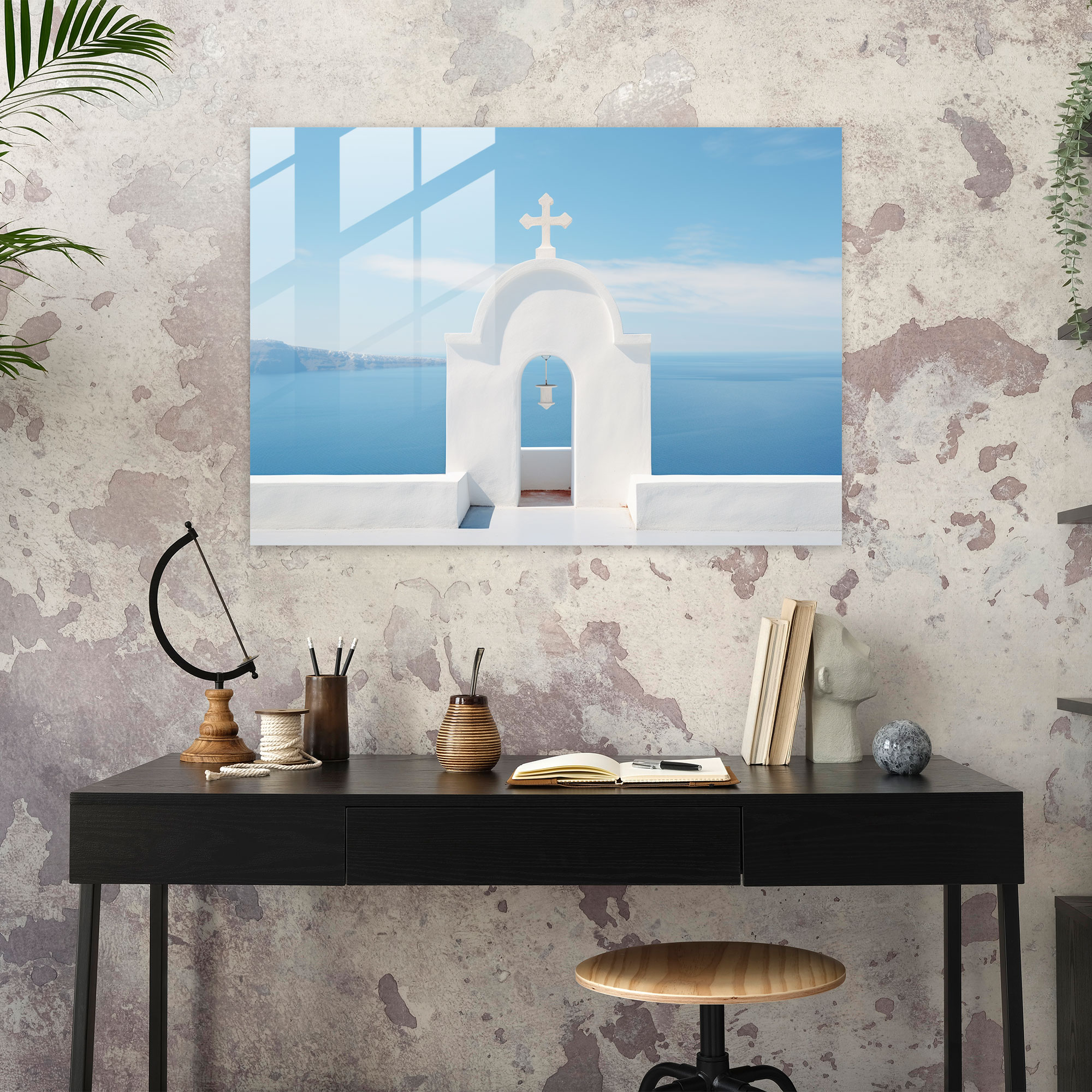 Santorini Home Decoration - Coastal Churches Photo - Santorini, Churches, Santorini, Home Decoration