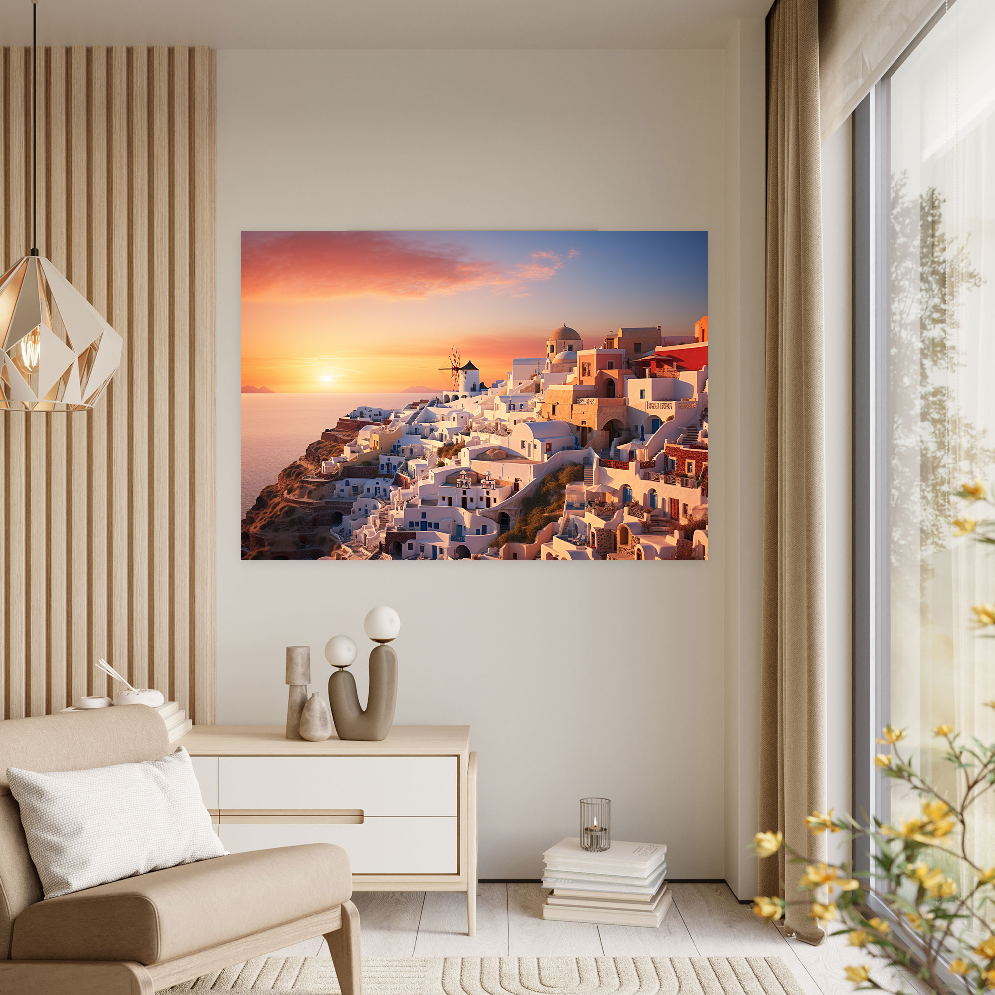 Oia Sunset Wall Art - Santorini, Oia, Wall Decoration, Santorini