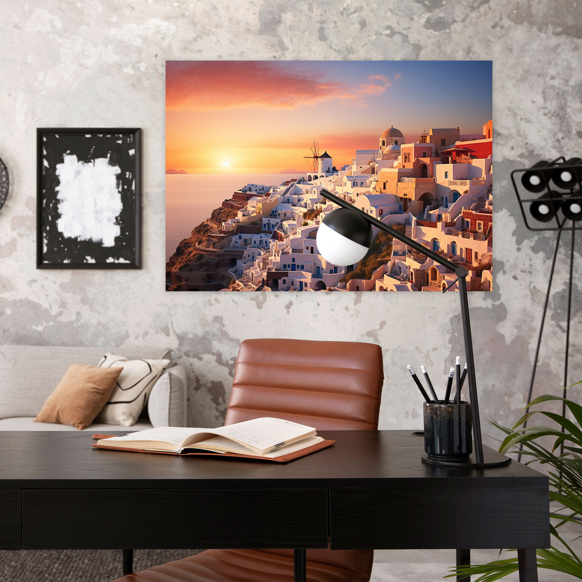 Oia Sunset Wall Art - Santorini, Oia, Wall Decoration, Santorini