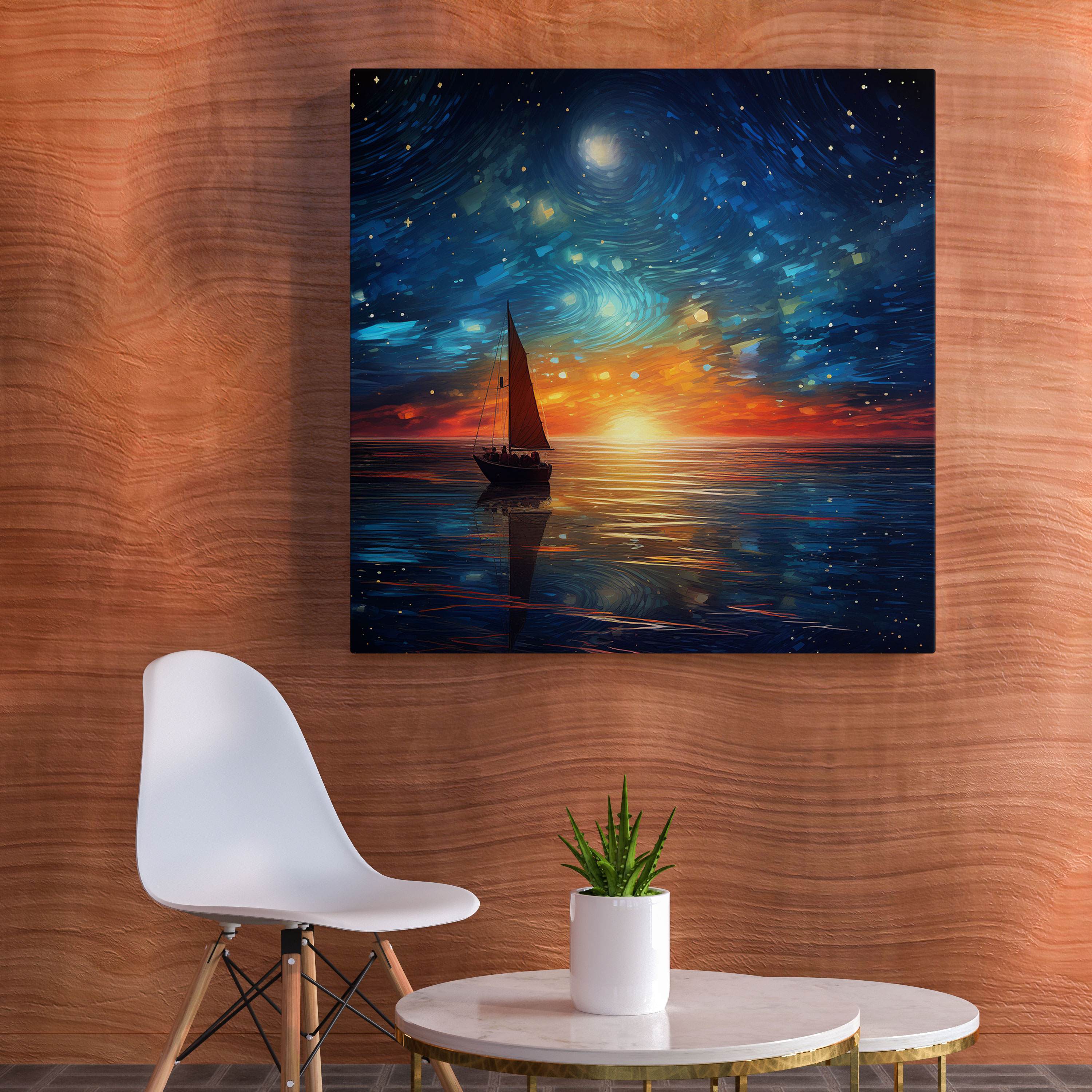 Sailboat Wall Art - Sailboat, Canvas Wall Art, Striking Focal Point, Inspiration
