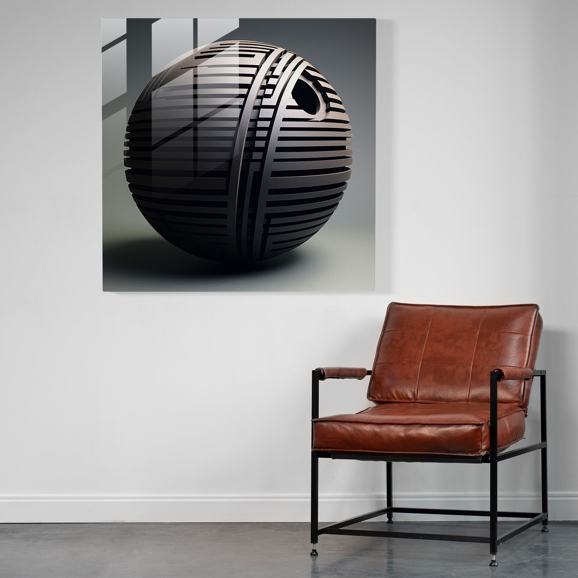 Star Wars Death Star Glass Print - Star Wars, Glass Art, Home Decoration, Wall Decoration