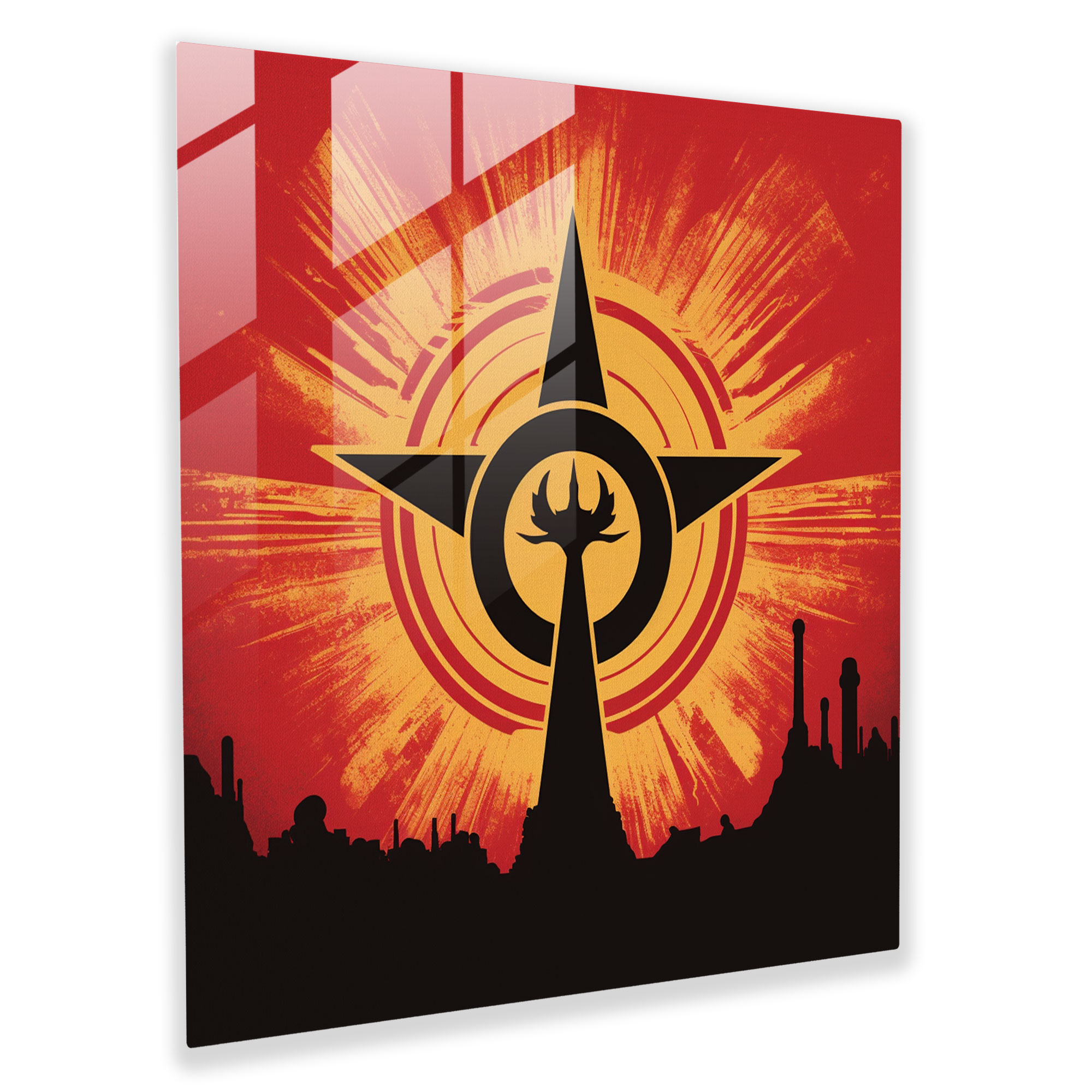 Star Wars Rebellion Glass Print - Star Wars, Glass Art, Glass Wall Art, Home Decoration