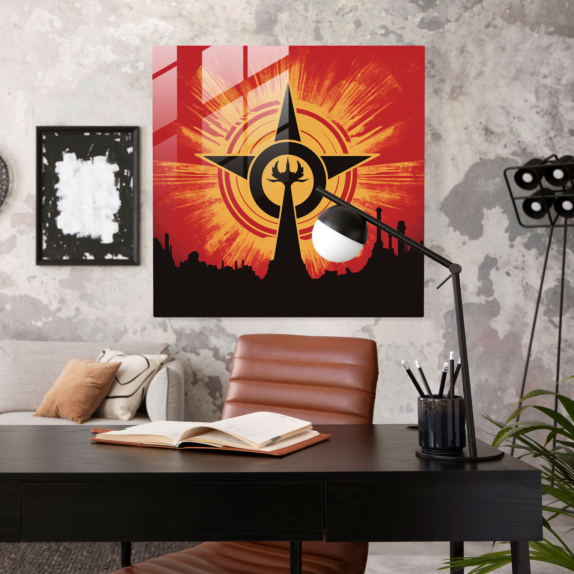 Star Wars Rebellion Glass Print - Star Wars, Glass Art, Glass Wall Art, Home Decoration