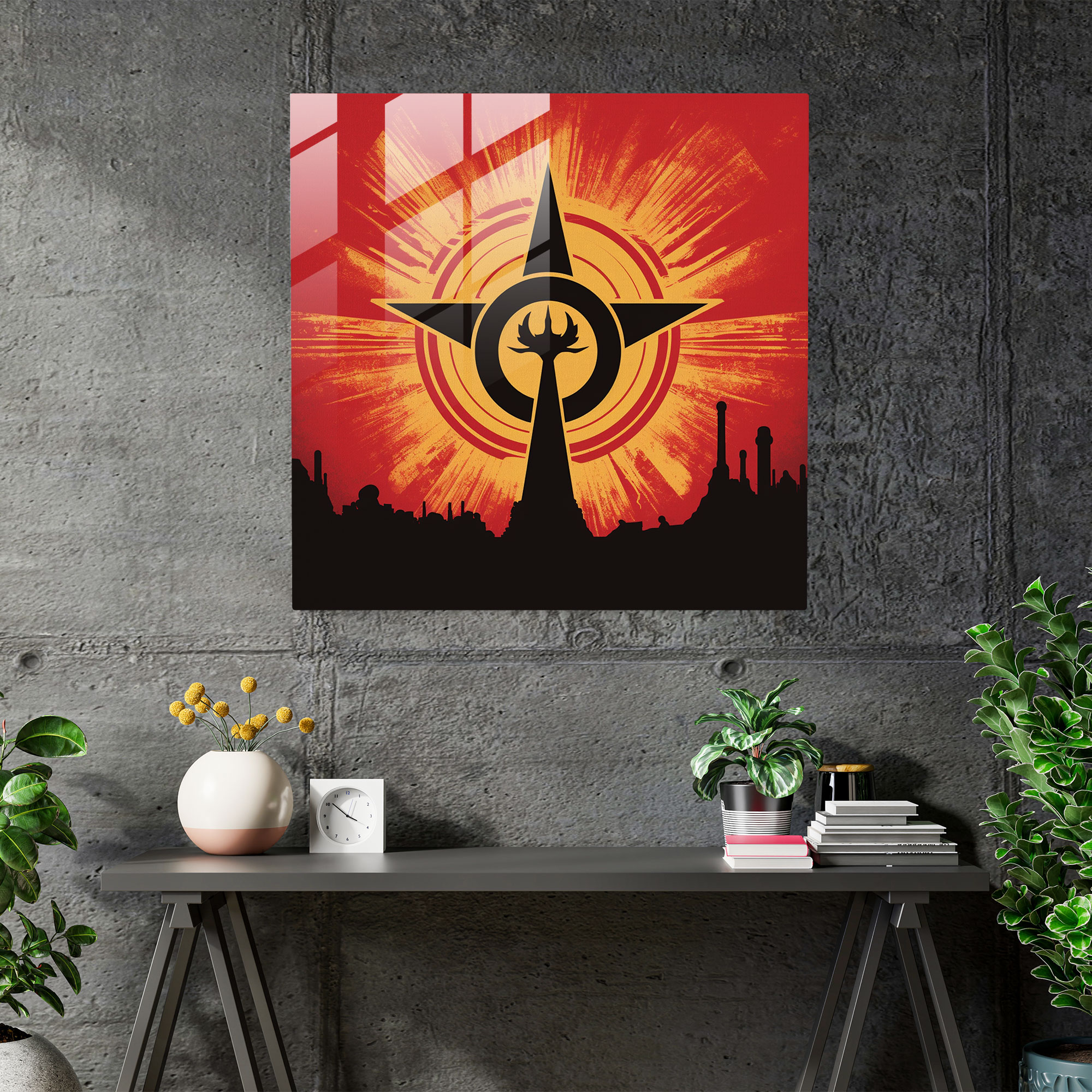 Star Wars Rebellion Glass Print - Star Wars, Glass Art, Glass Wall Art, Home Decoration
