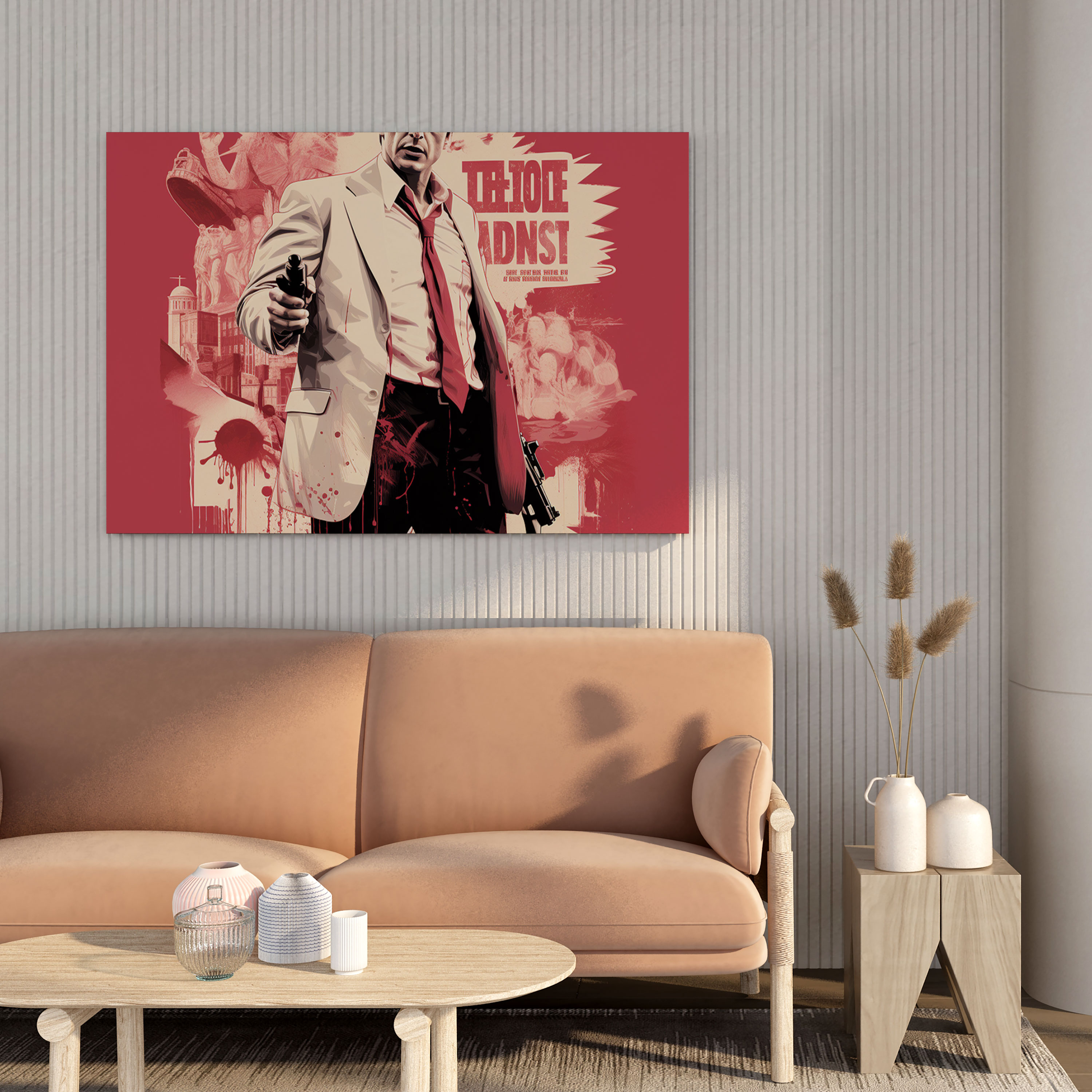 Scarface Wall Art - Scarface, Retro Poster, Canvas Wall Art, Tony Montana