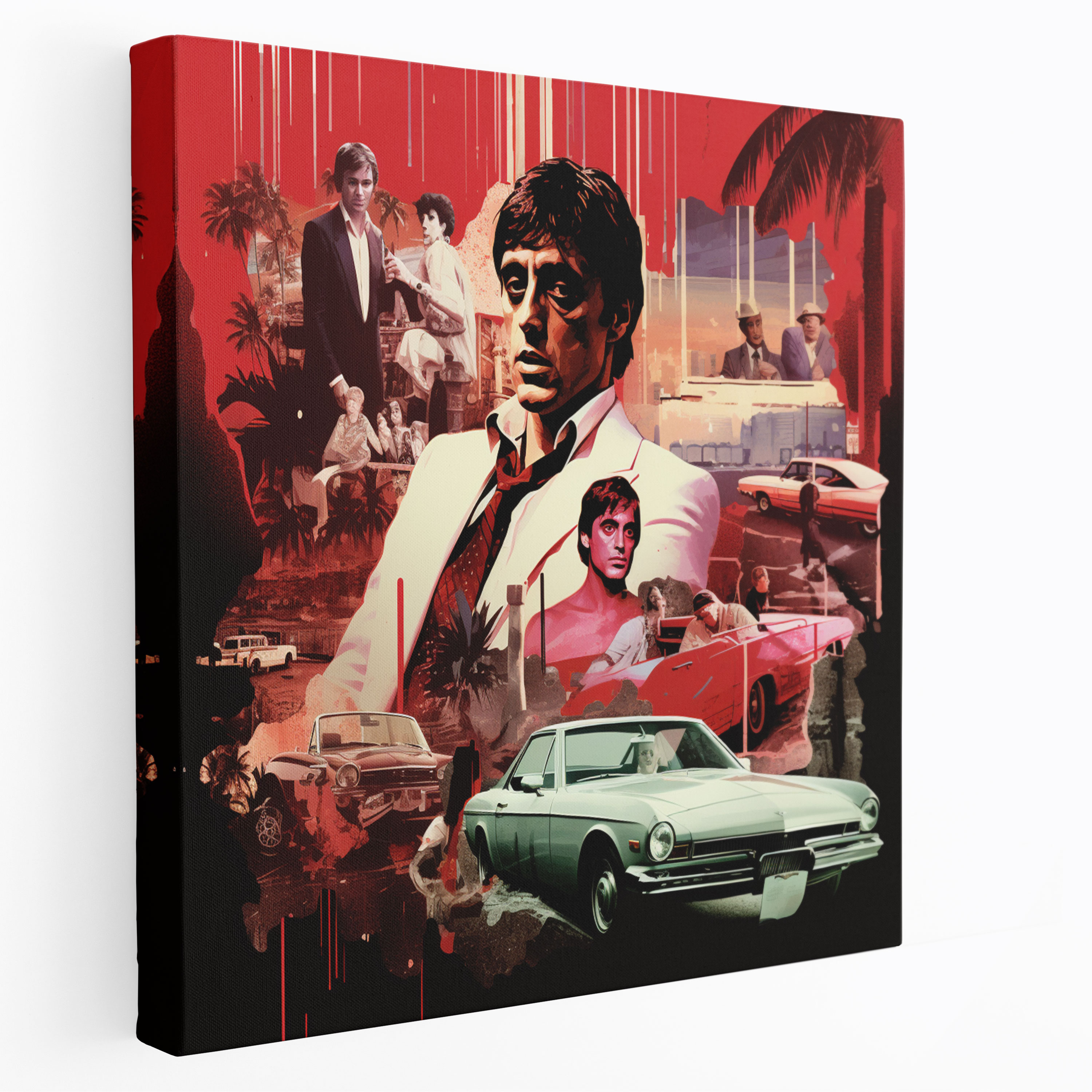 Scarface Wall Art - Scarface, Movie Enthusiasts, Collage, Wall Art