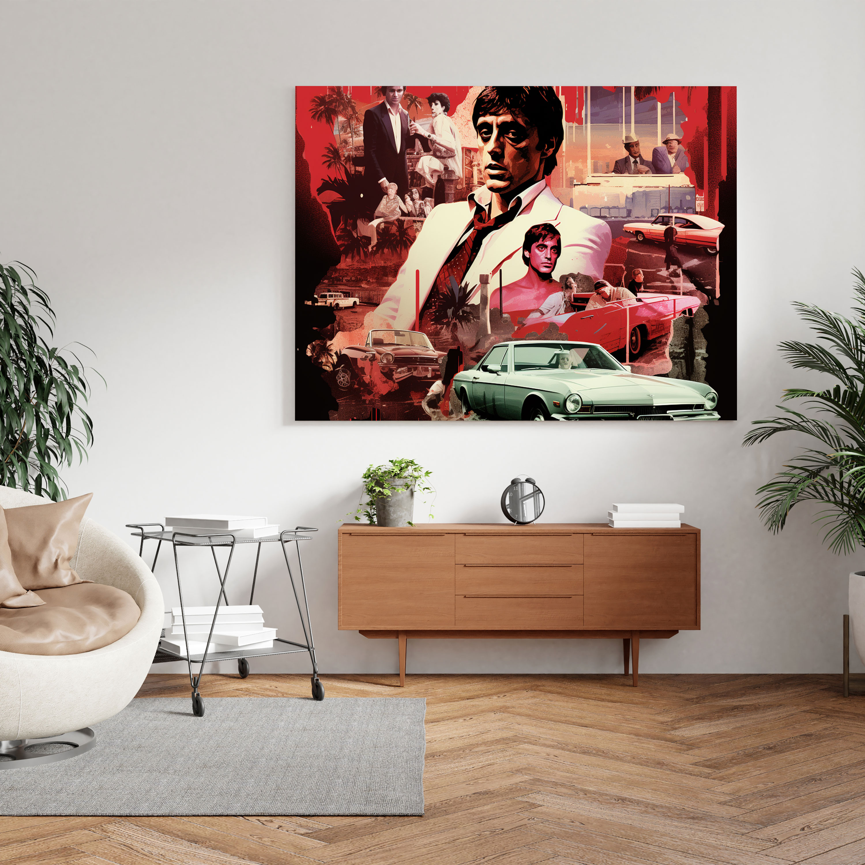 Scarface Wall Art - Scarface, Movie Enthusiasts, Collage, Wall Art