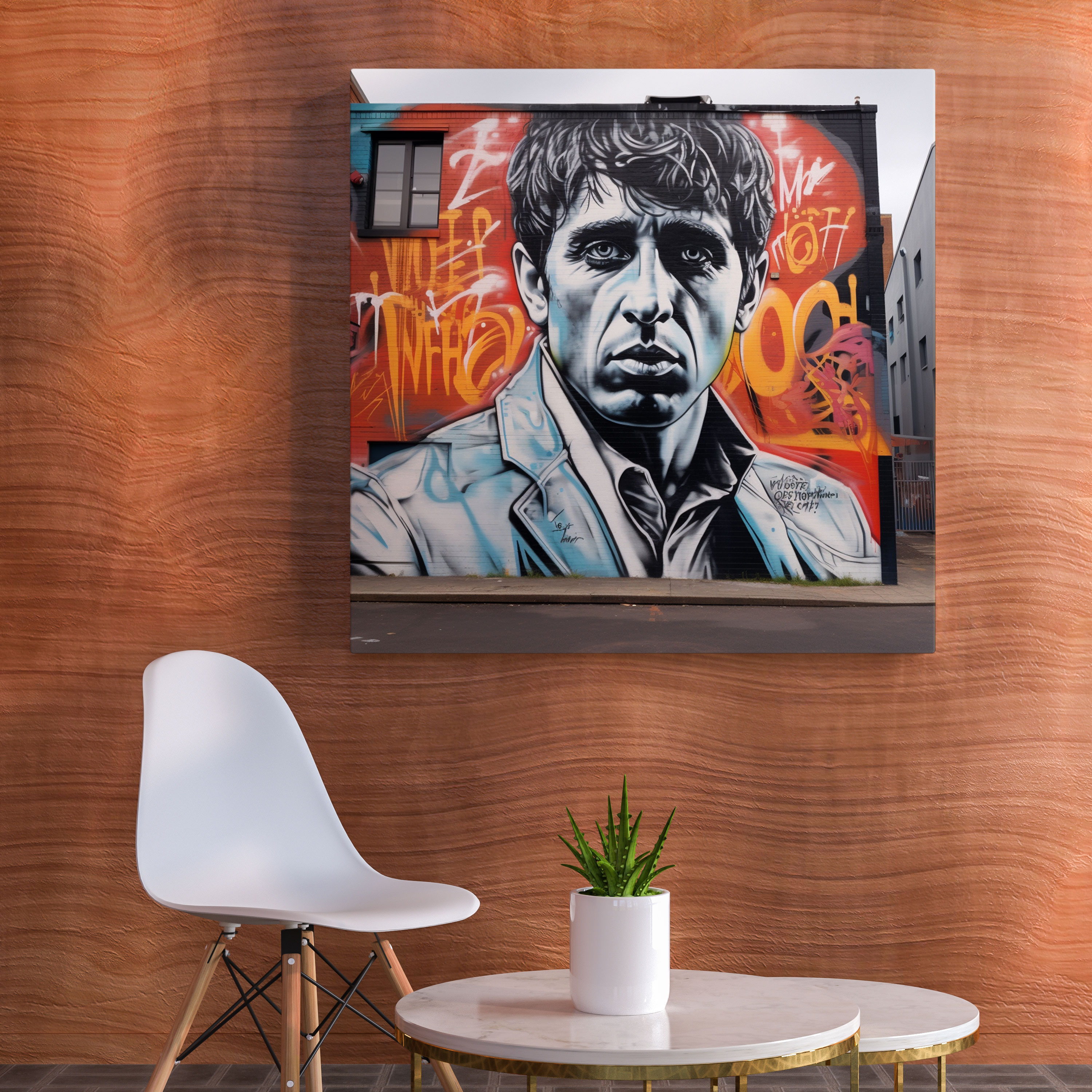 Scarface Wall Decoration - Scarface, Edgy, Famous Quote, Canvas Print