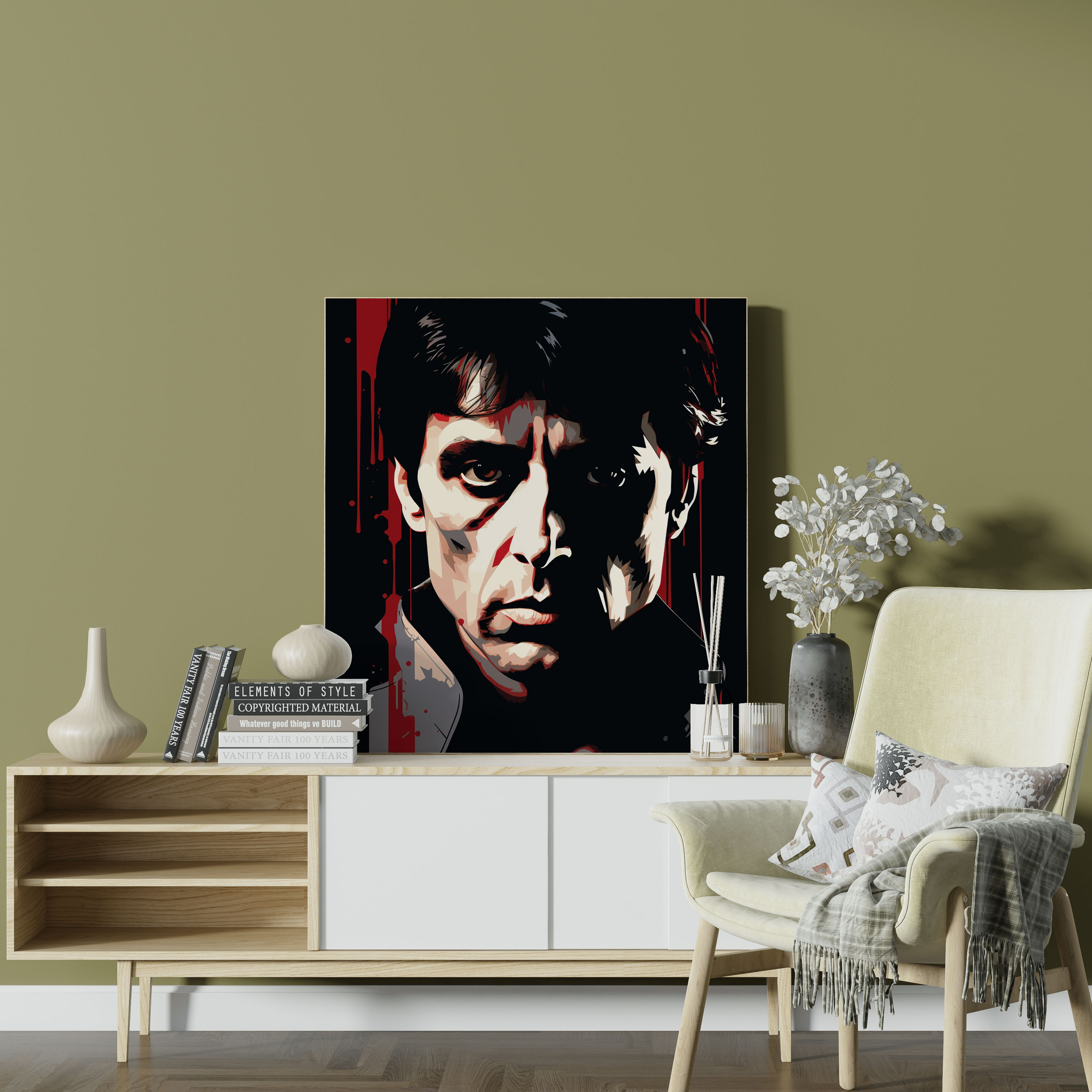 Scarface Canvas Print - Scarface, Canvas, Contemporary, Scarface