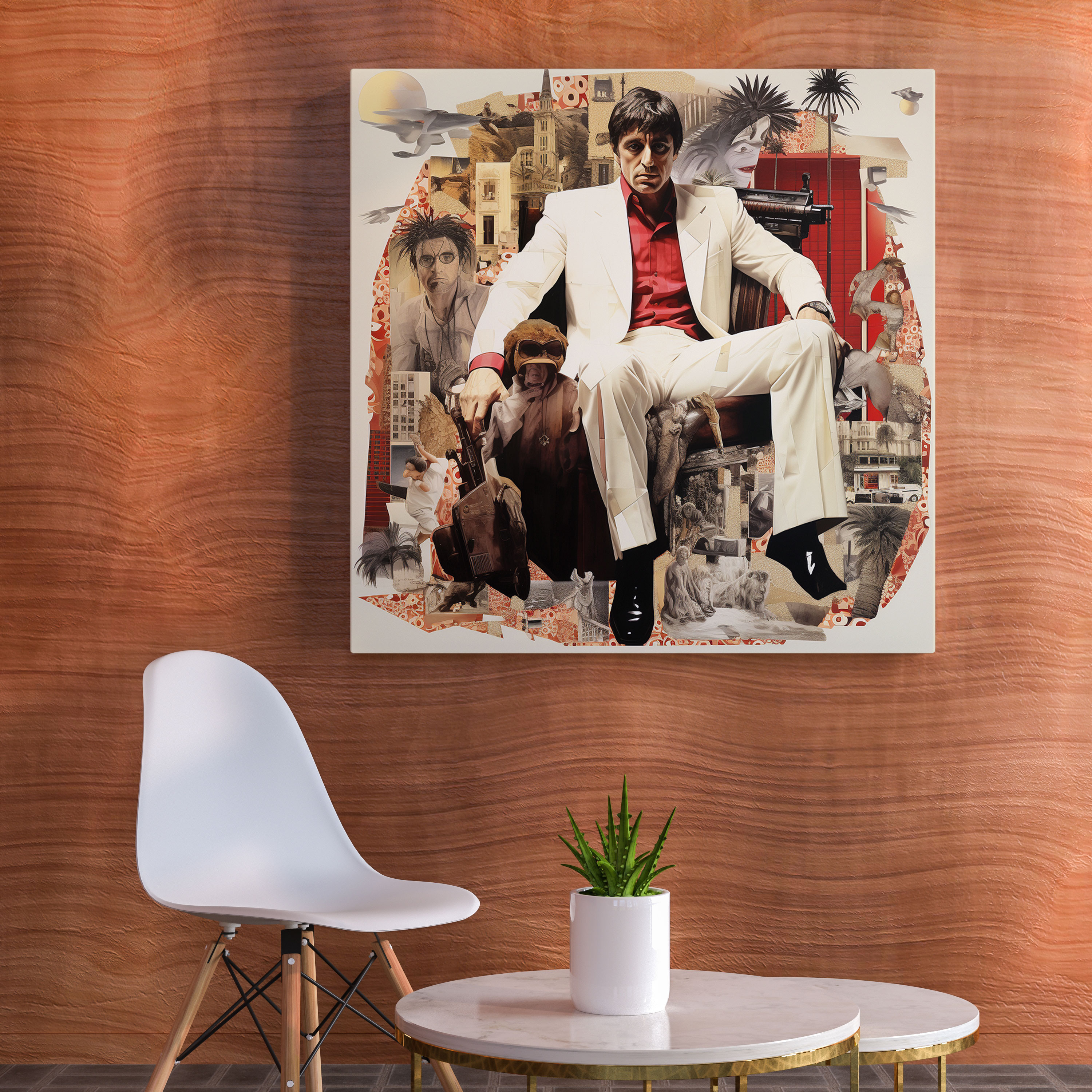 Scarface Canvas Print - Scarface, Visually Striking, Scarface, Wall Art