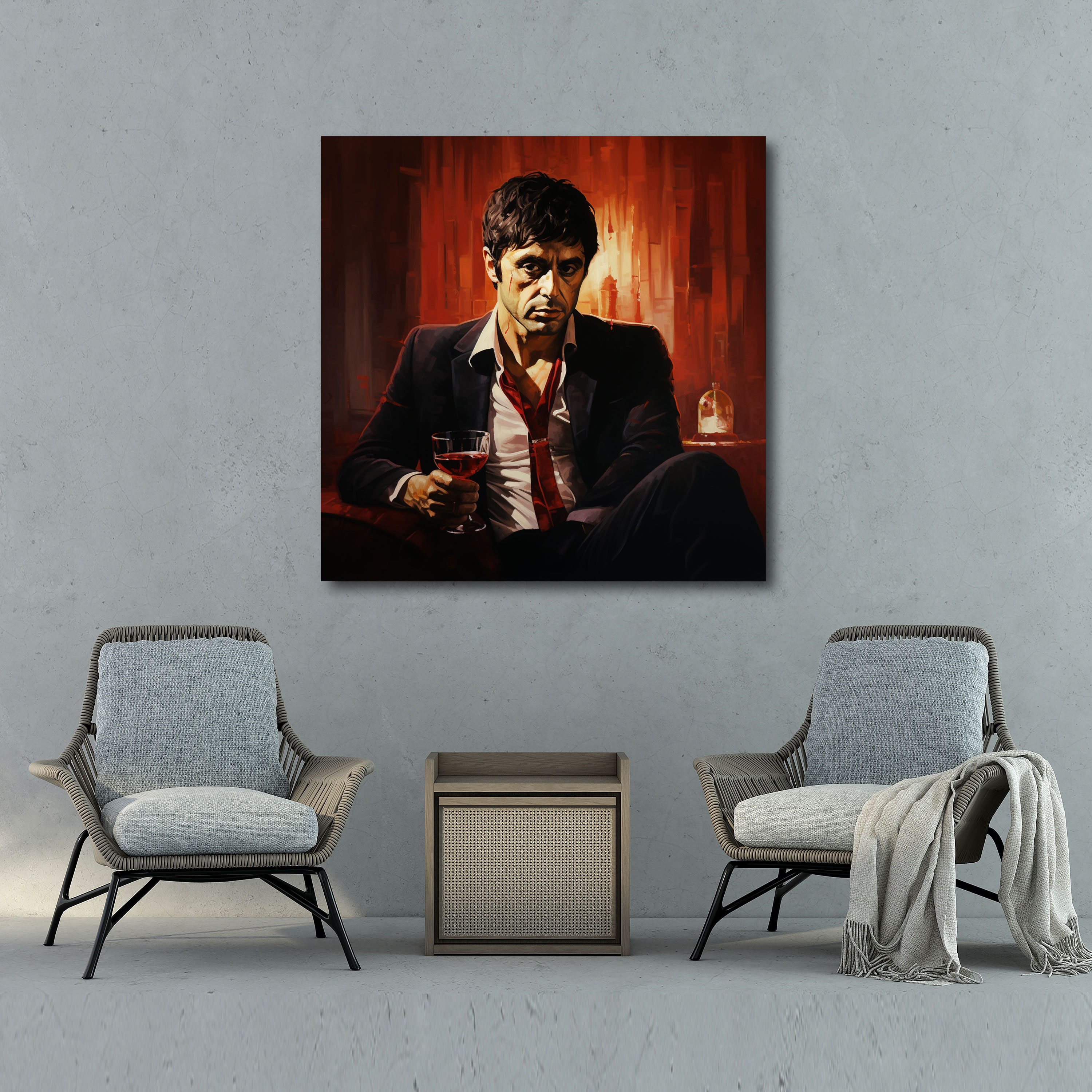 Scarface Wall Art: The World Is Yours - Scarface, Wall Art, Canvas Wall Art, Canvas