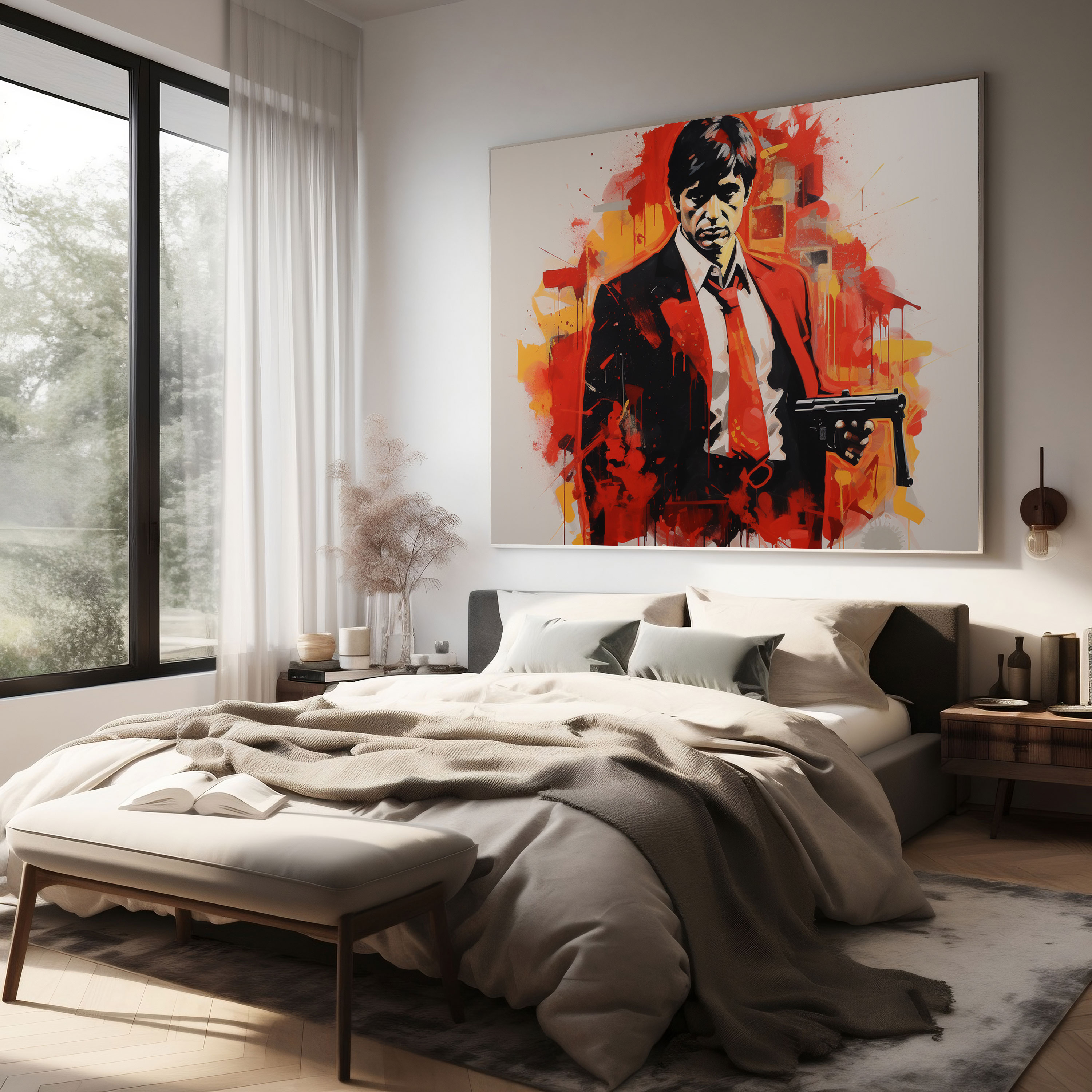 Scarface Wall Art: Montage Of Loyalty And Betrayal - Scarface, Movie Montage, Loyalty, Scarface