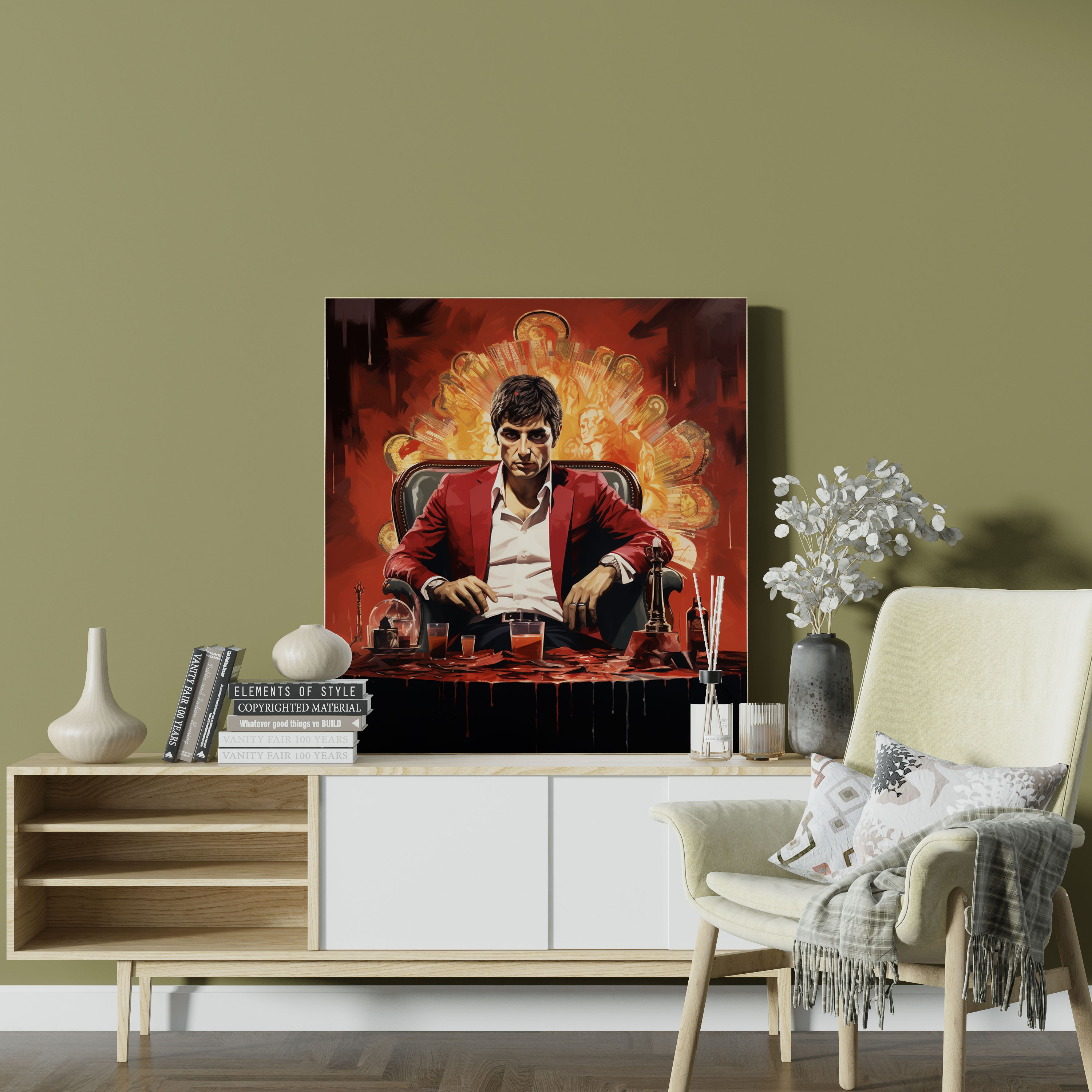 Scarface Wall Art: The Pursuit Of The American Dream - Scarface, American Dream, Wall Art, Prosperity