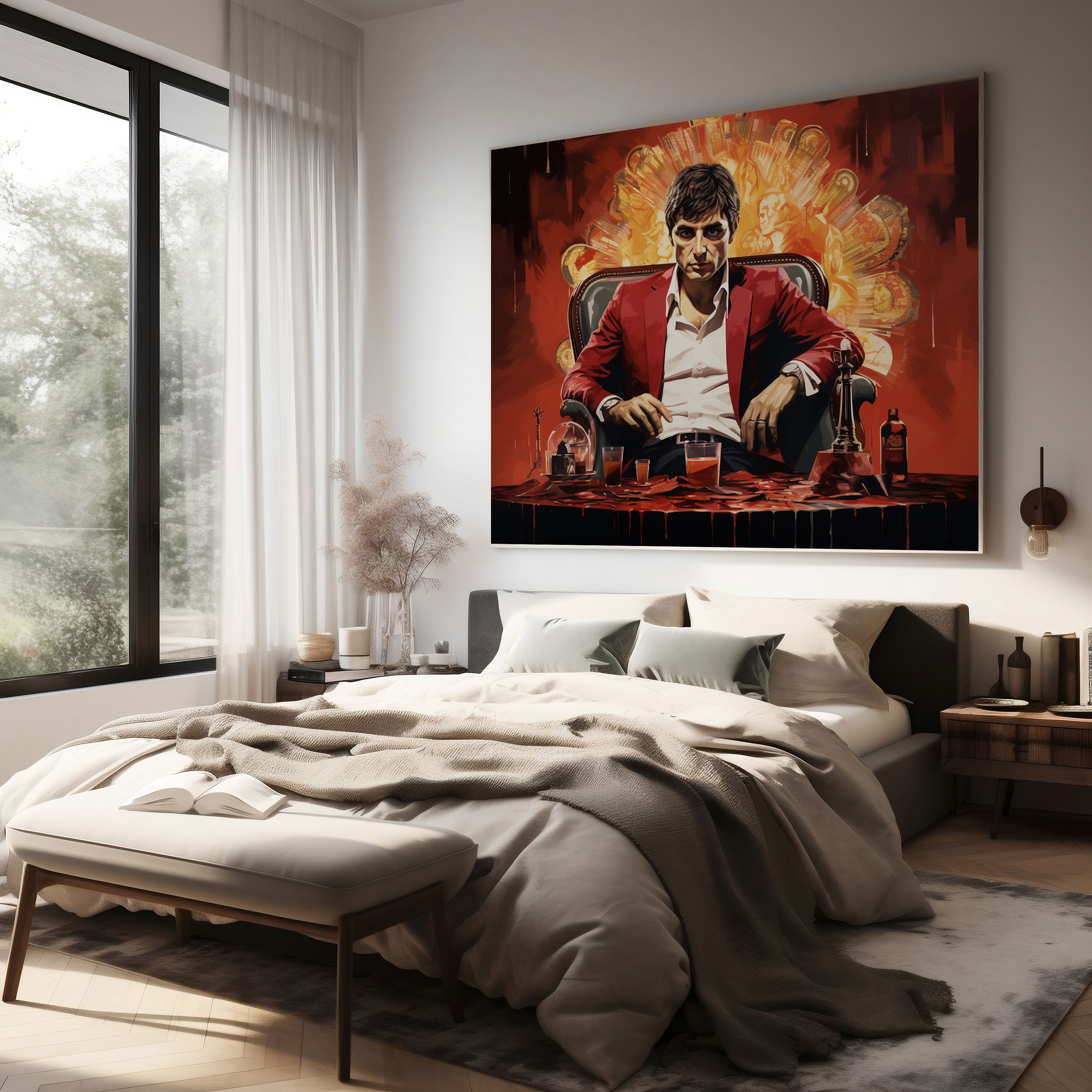 Scarface Wall Art: The Pursuit Of The American Dream - Scarface, American Dream, Wall Art, Prosperity